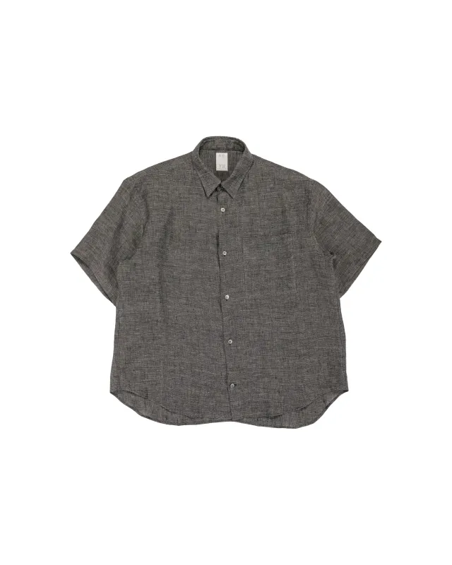 Seya. Eternal Summer Shirt/Linen Mesh Black Mix made by seya