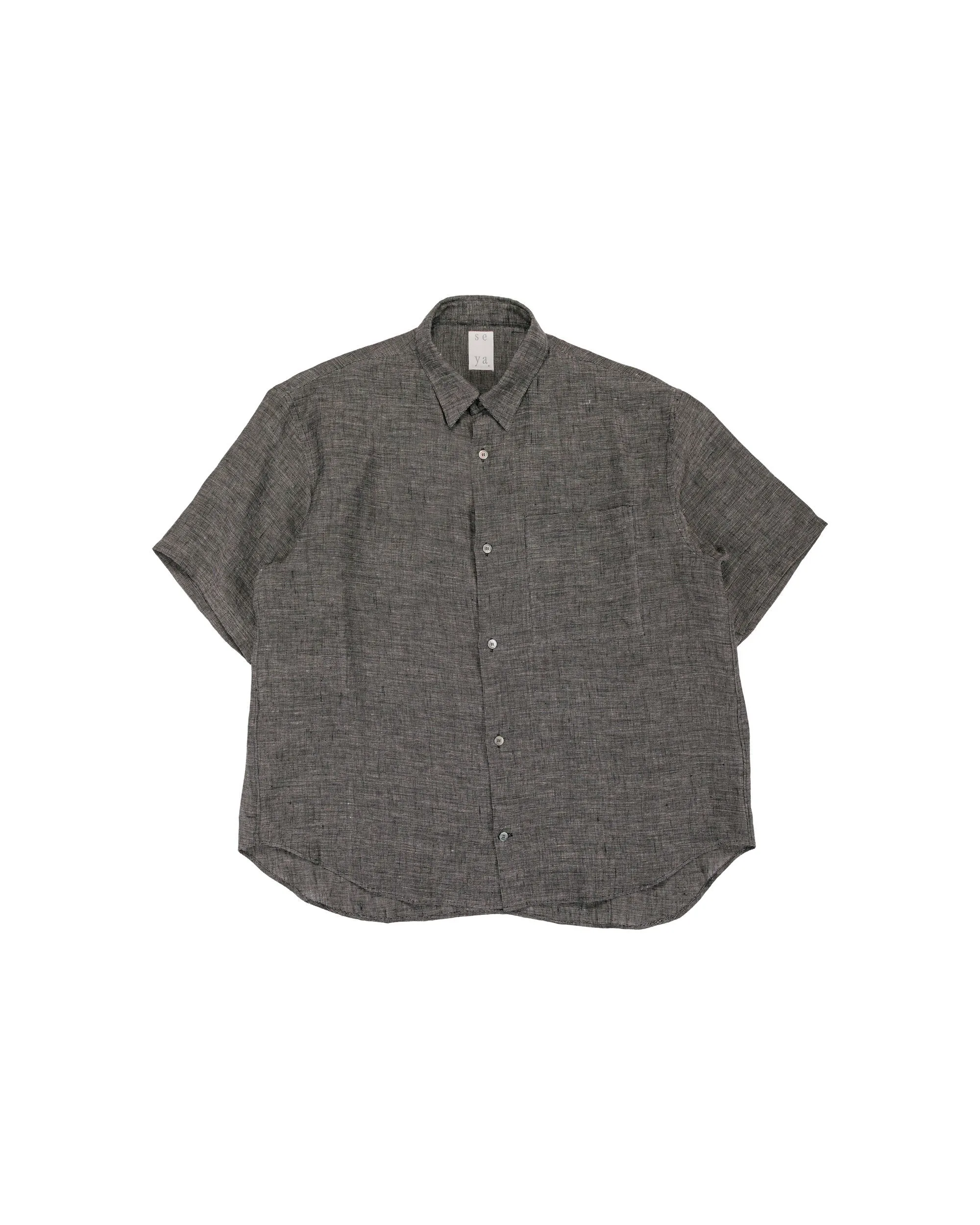Seya. Eternal Summer Shirt/Linen Mesh Black Mix sold by Lost & Found