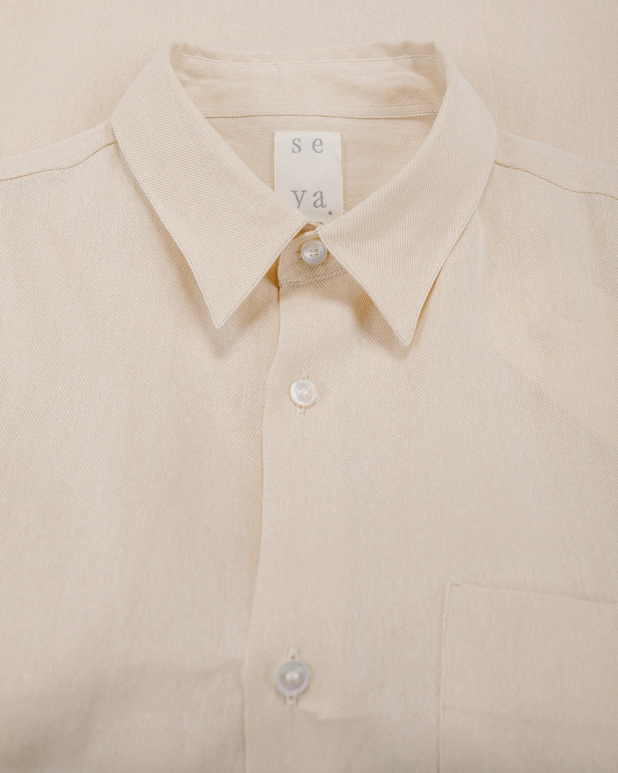 Seya. Eternal Summer Shirt/Cedar Wood Washi Whitewood sold by Lost & Found product image thumbnail 5