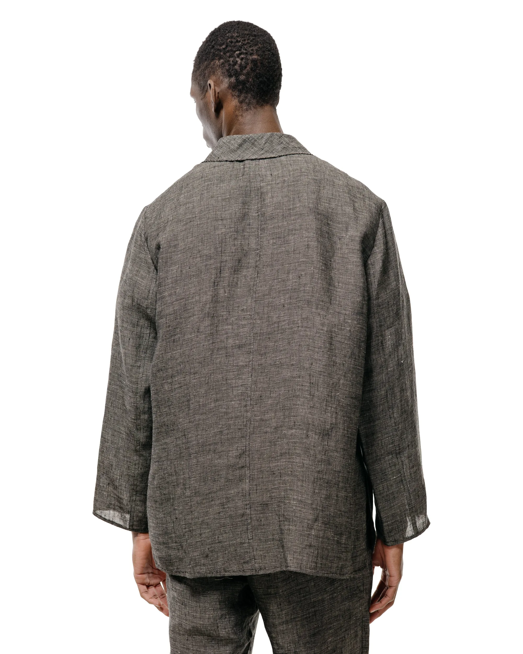 Seya. Nam Ou Zero Jacket/Linen Mesh Black Mix sold by Lost & Found product image thumbnail 4