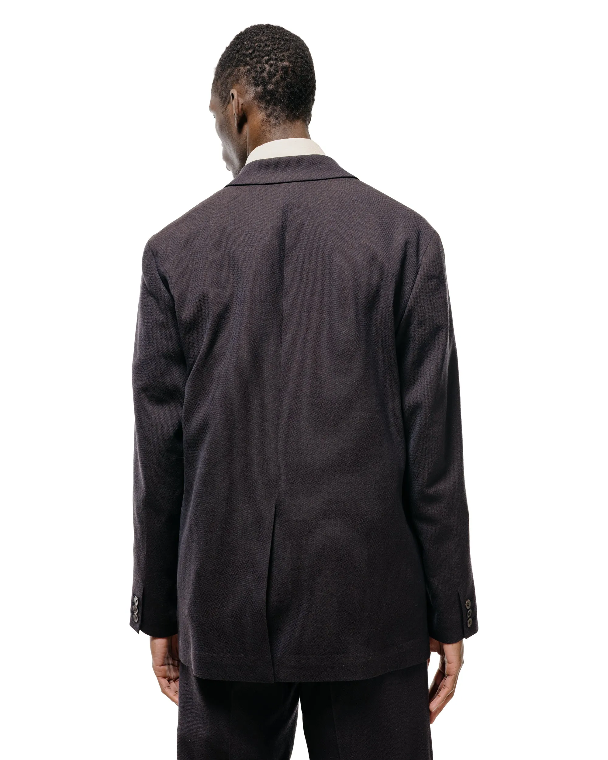 Seya. Travel Tailored Jacket/Summer Herringbone Mud Indigo sold by Lost & Found product image thumbnail 4