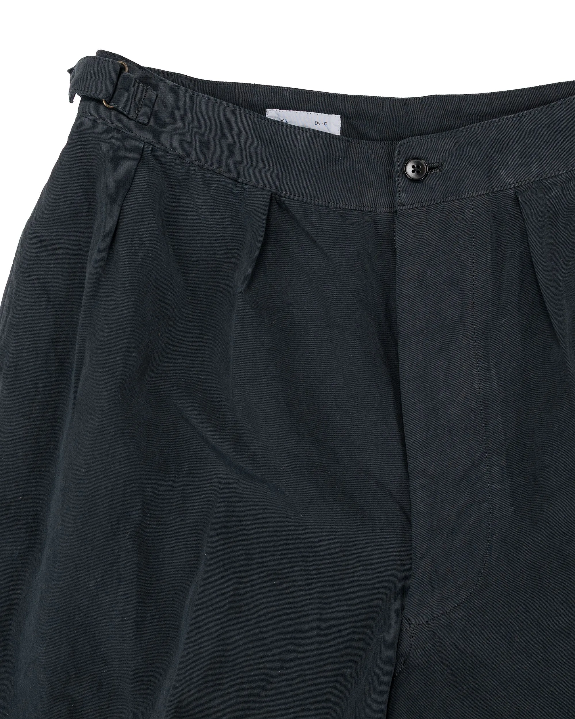 Lady White Co. KAPTAIN SUNSHINE Cotton Linen Shorts Charcoal sold by Lost & Found product image thumbnail 5