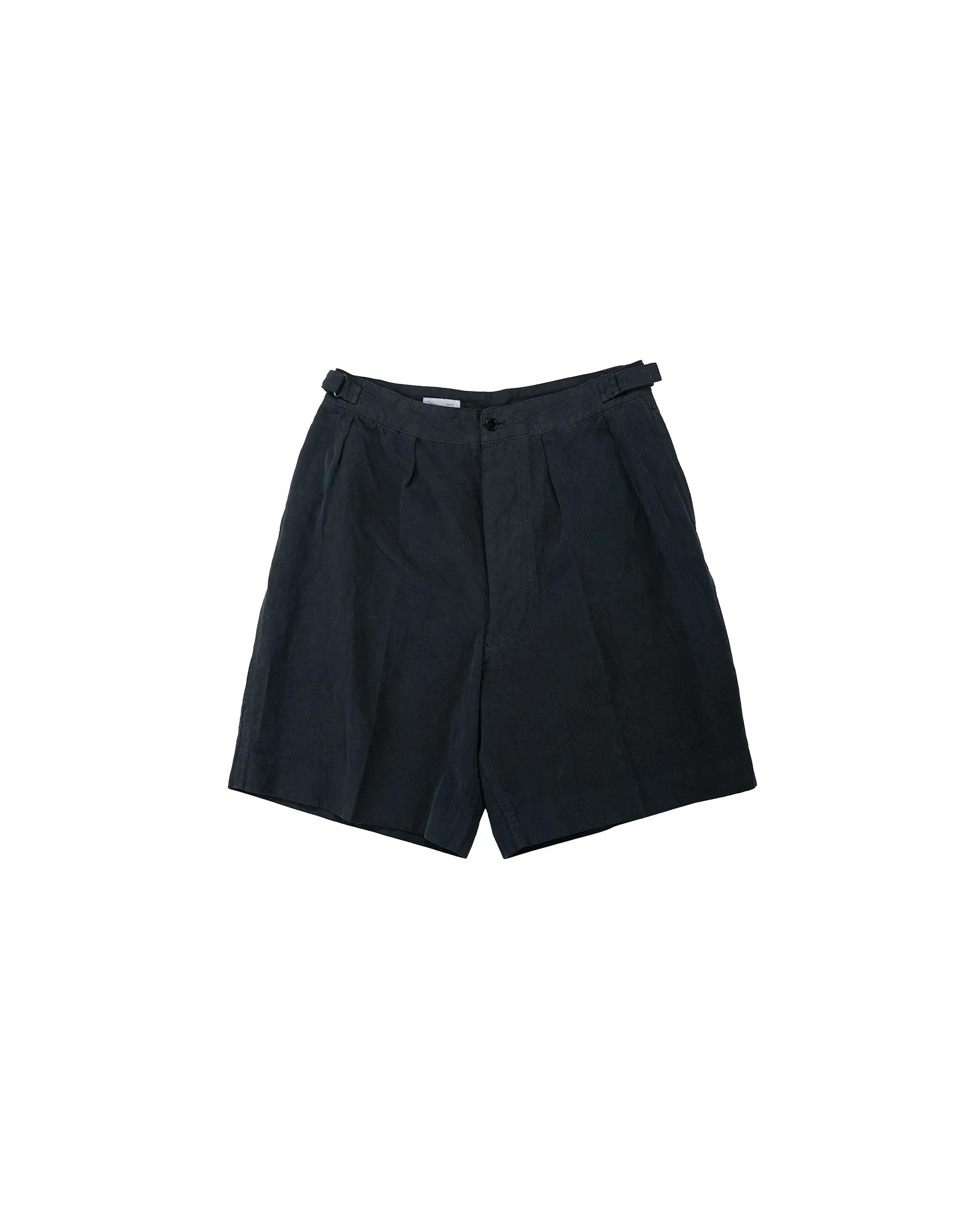 Lady White Co. KAPTAIN SUNSHINE Cotton Linen Shorts Charcoal sold by Lost & Found