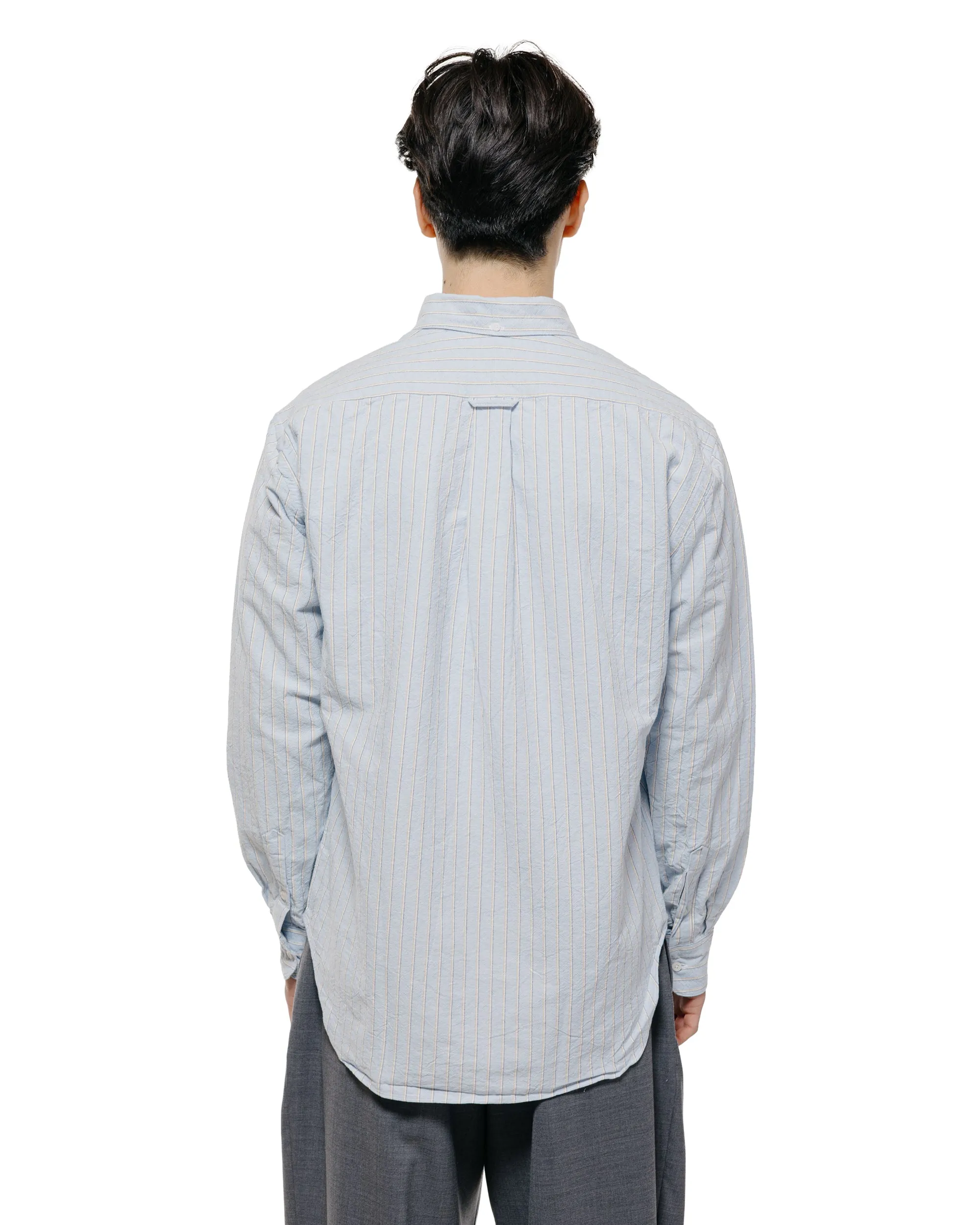 Gitman Vintage Bros. Blue Japanese Striped Oxford sold by Lost & Found product image thumbnail 3