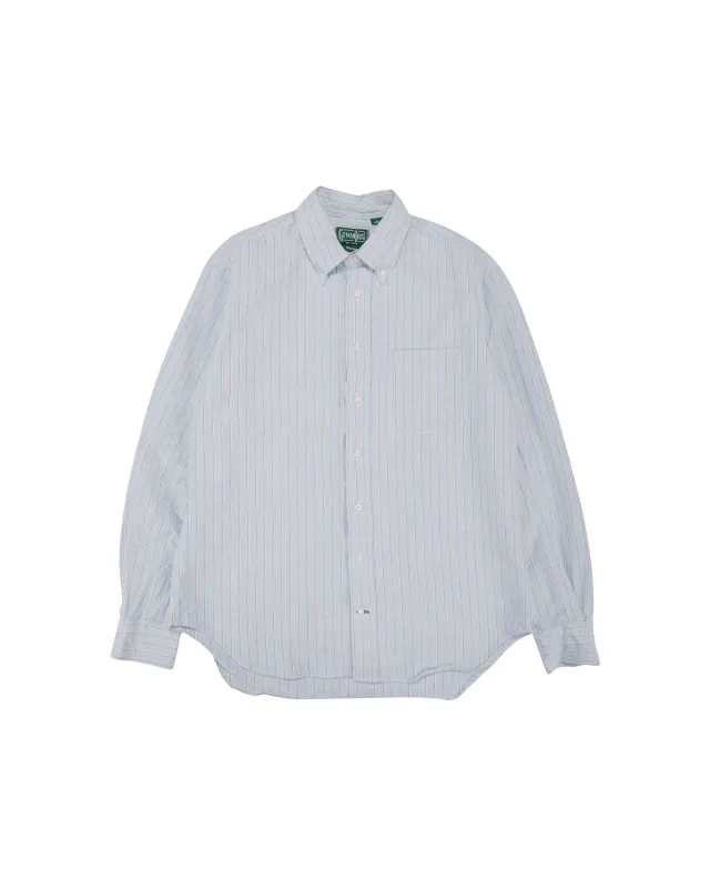 Gitman Vintage Bros. Blue Japanese Striped Oxford made by Gitman Vintage Bros.