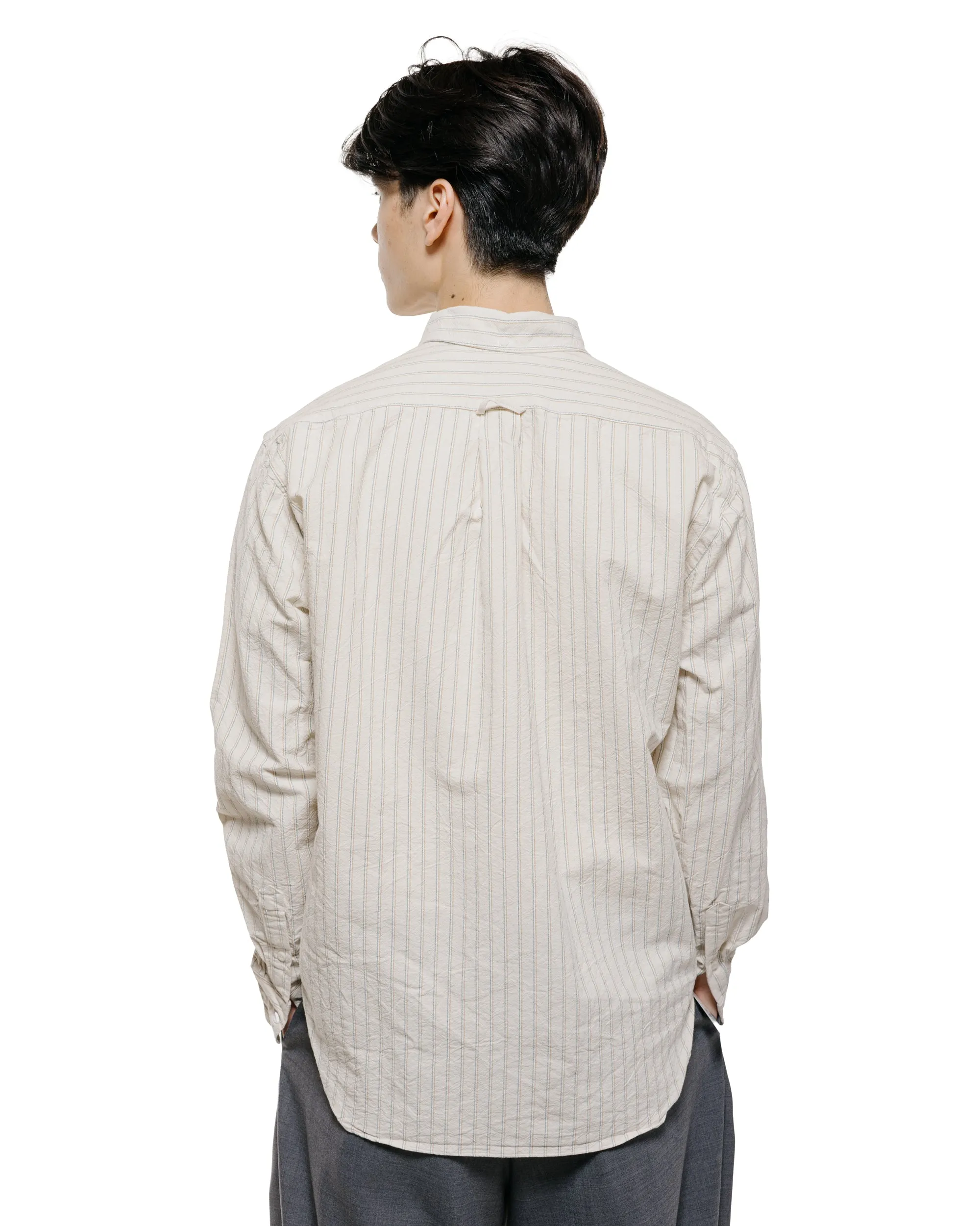Gitman Vintage Bros. Tan Japanese Striped Oxford sold by Lost & Found product image thumbnail 3