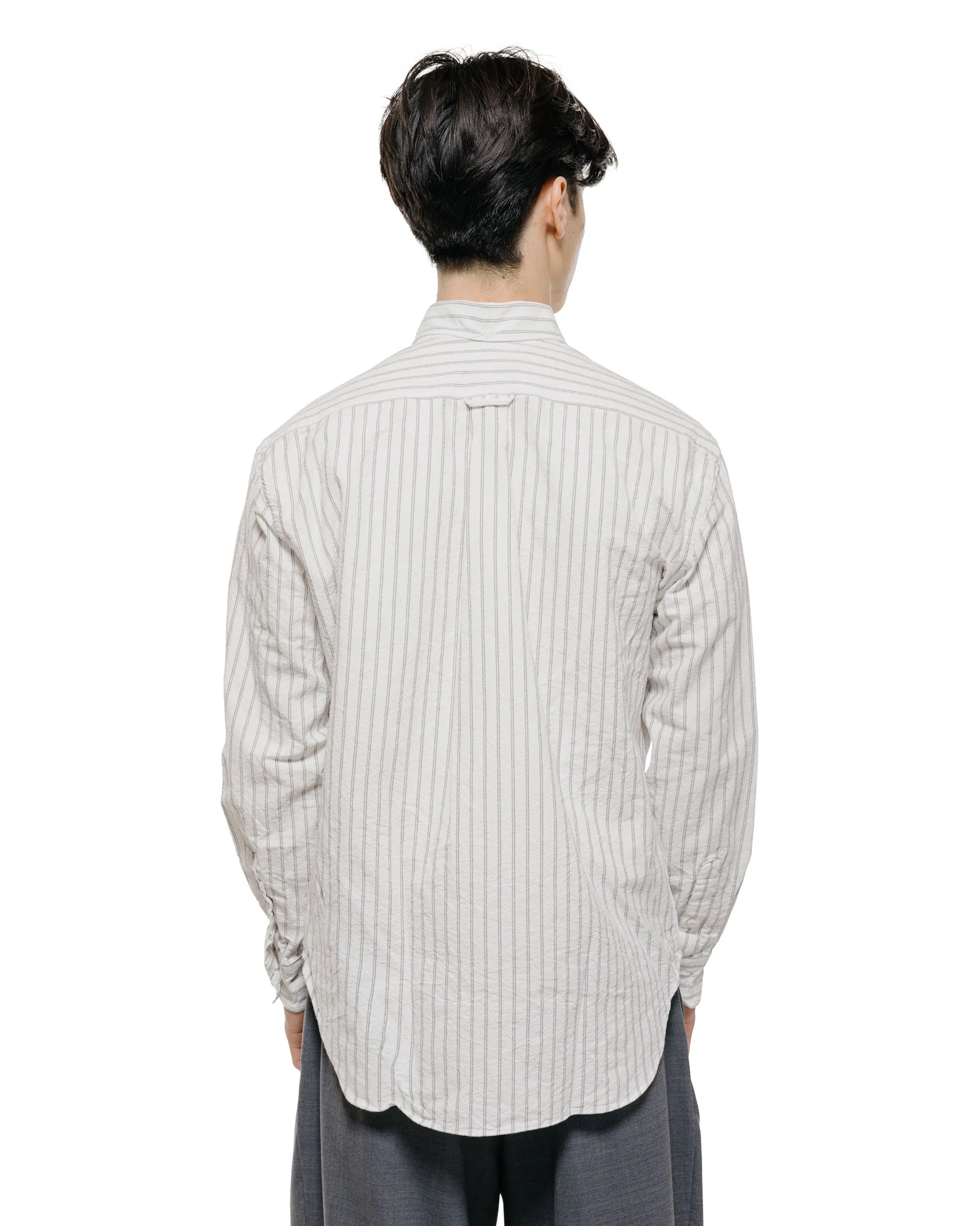 Gitman Vintage Bros. White Japanese Striped Oxford sold by Lost & Found product image thumbnail 3