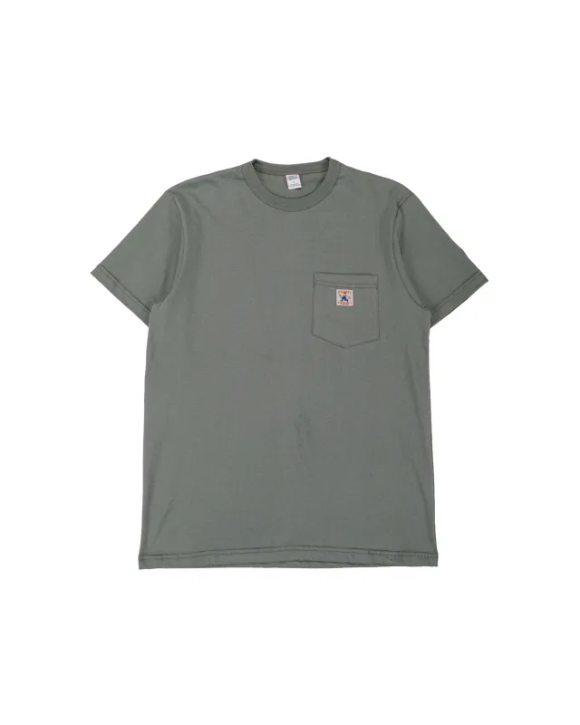 Randy's Garments Pocket Tee Light Green made by Lost & Found