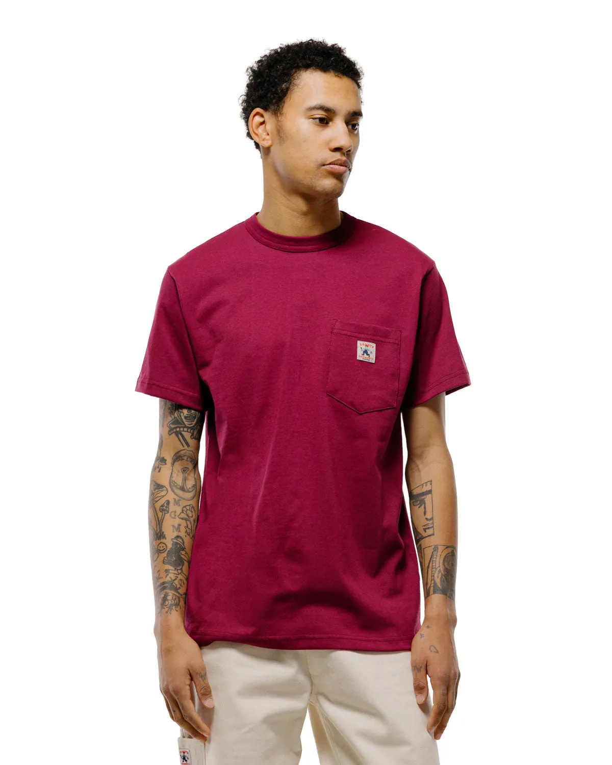 Randy's Garments Pocket Tee Maroon sold by Lost & Found product image thumbnail 2