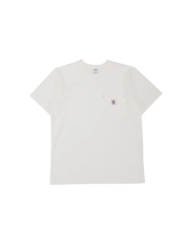 Randy's Garments Heavyweight Hammer Pocket Tee White made by Lost & Found