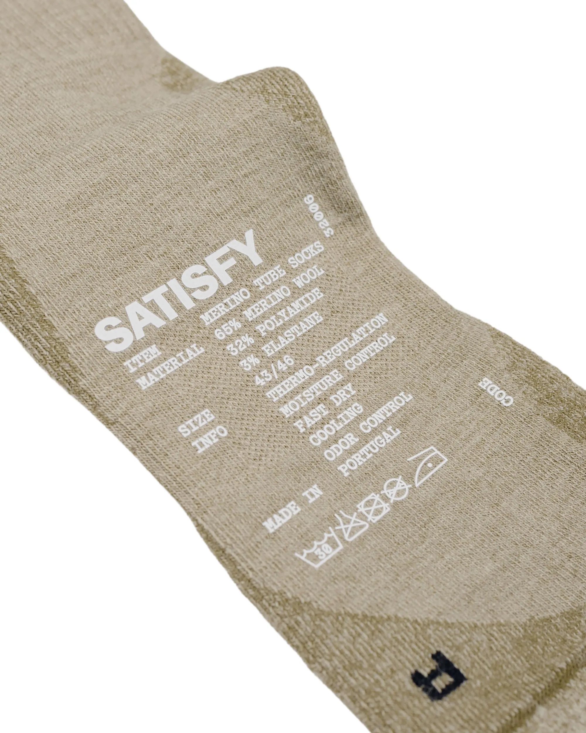 SATISFY Merino Nylon Tube Socks Tie Dye Covert Green sold by Lost & Found product image thumbnail 3