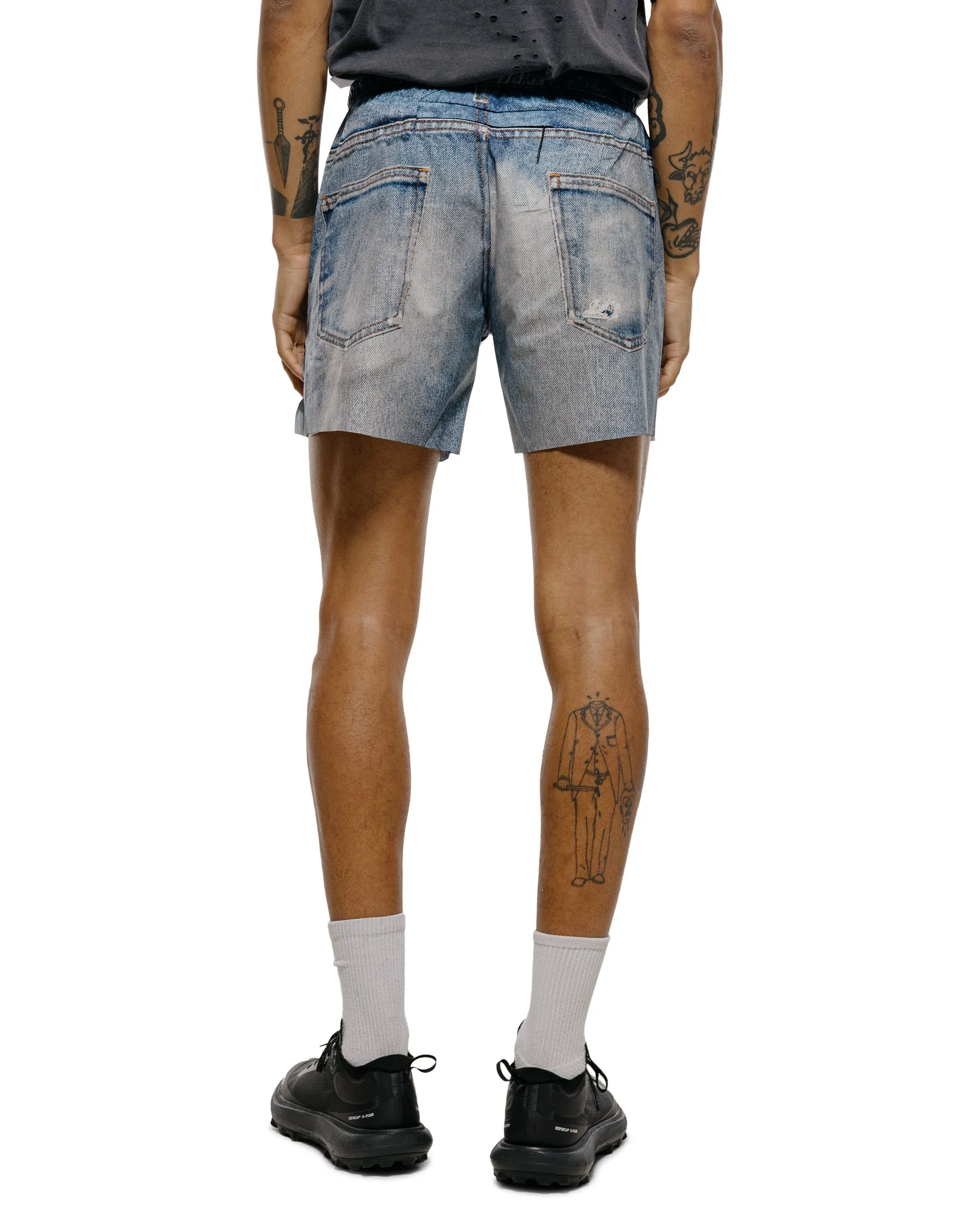 SATISFY PeaceShell 5" Unlined Shorts Digital Denim sold by Lost & Found product image thumbnail 3