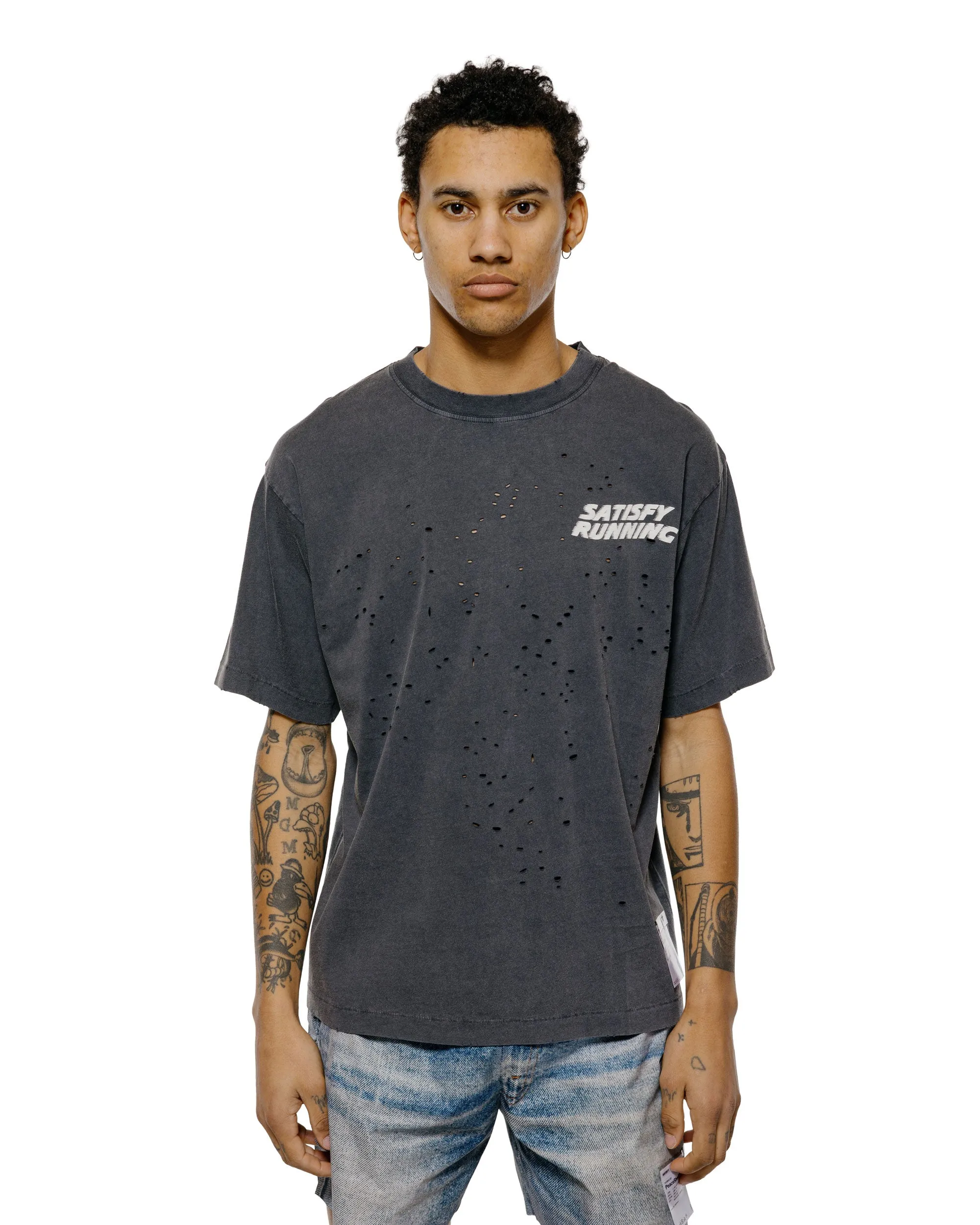 SATISFY MothTech T-Shirt Aged Black WA sold by Lost & Found product image thumbnail 2