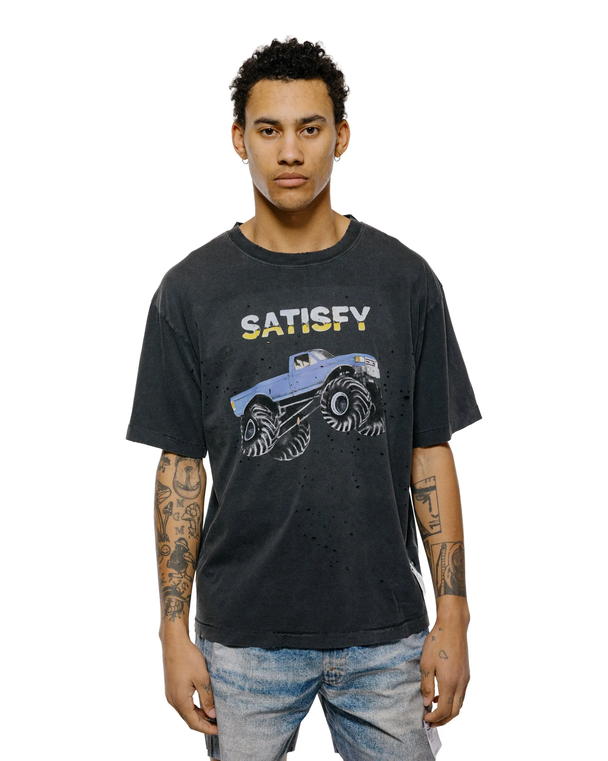 SATISFY MothTech T-Shirt Aged Black EST5 sold by Lost & Found product image thumbnail 2