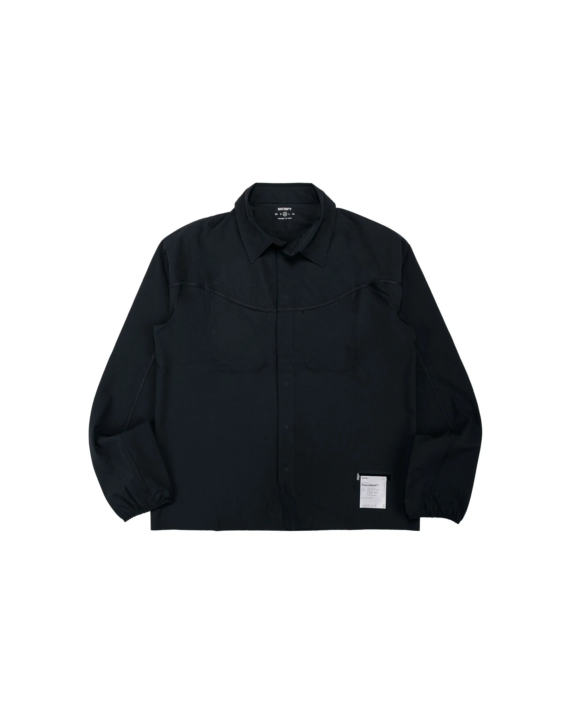 SATISFY Peaceshell River Shirt Black sold by Lost & Found