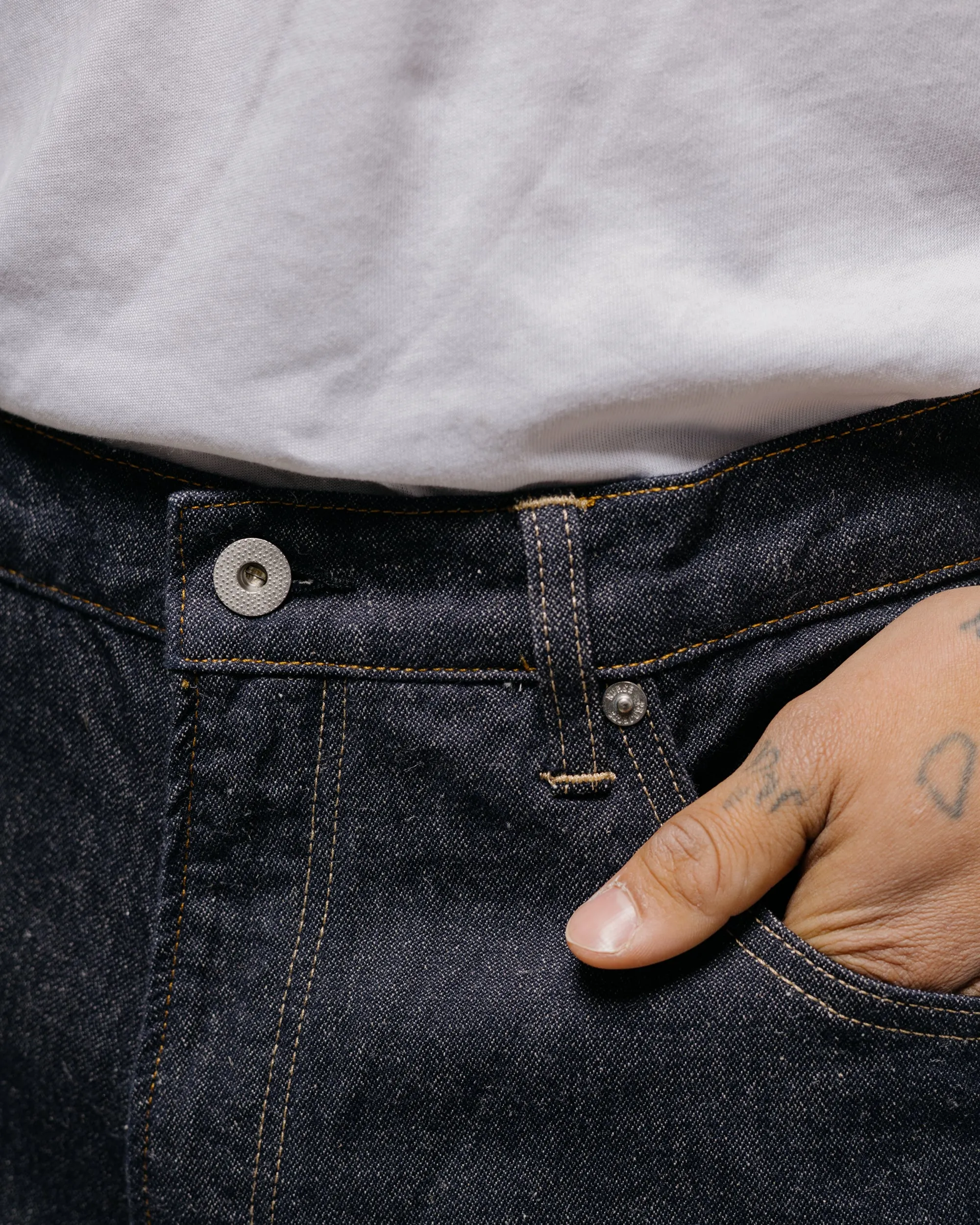 Norse Projects Nordmarka Broken Twill Cotton Indigo sold by Lost & Found product image thumbnail 3