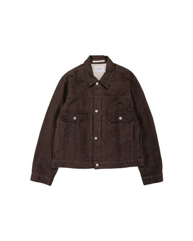 Norse Projects Storadal Resist Dyed Twill Type II Jacket Shale made by Norse Projects