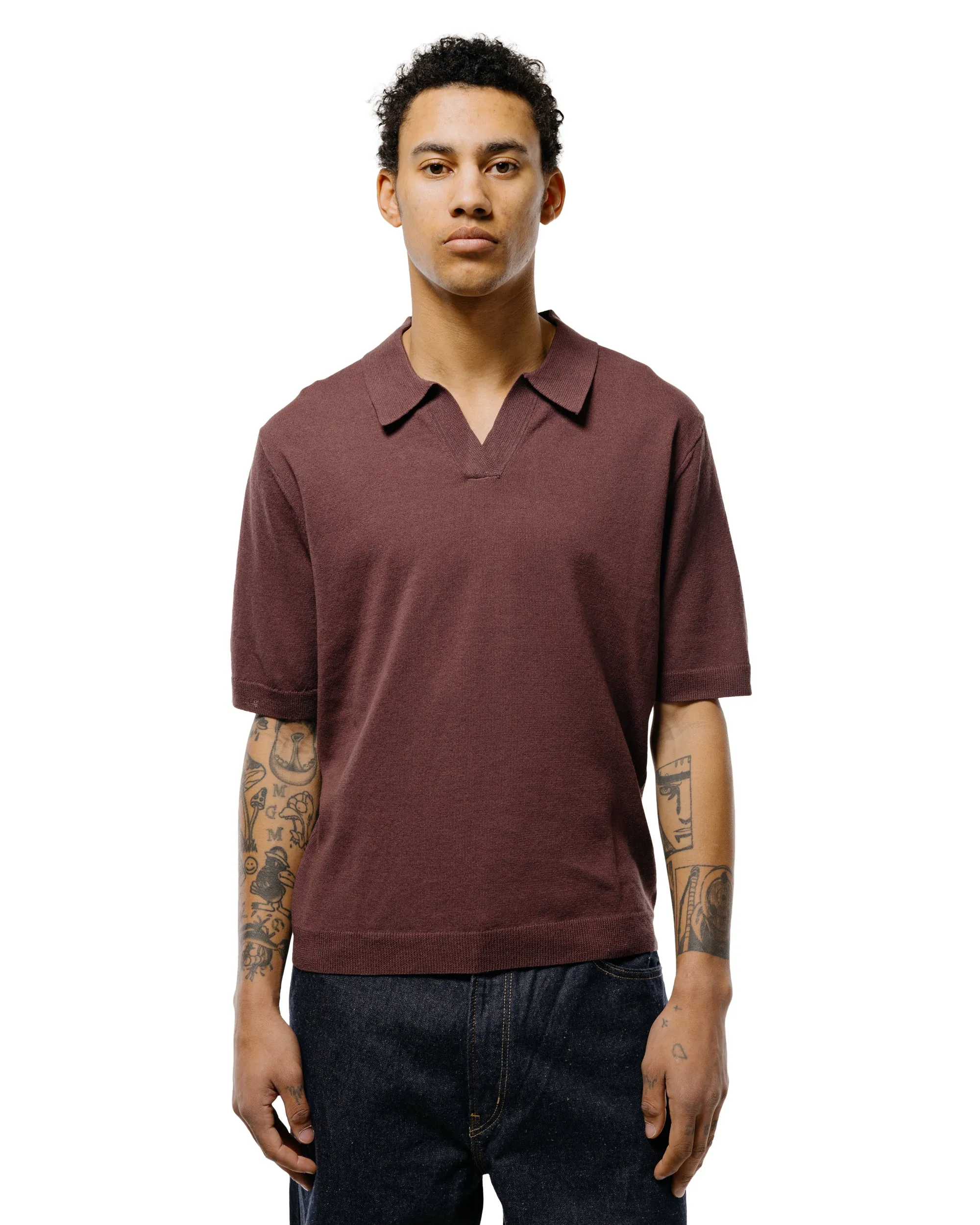 Norse Projects Anholt Cotton Paper Polo Shale sold by Lost & Found product image thumbnail 2