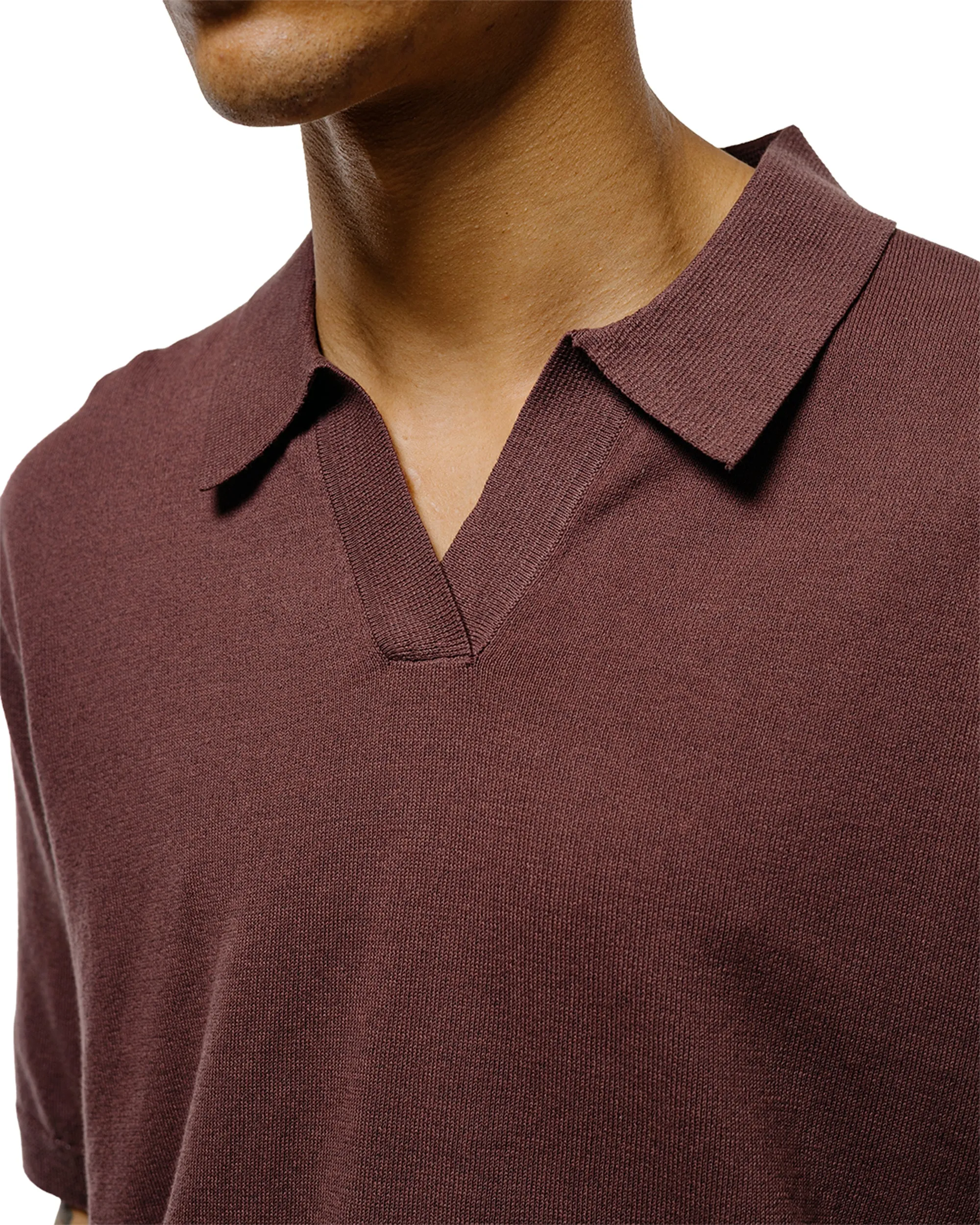 Norse Projects Anholt Cotton Paper Polo Shale sold by Lost & Found product image thumbnail 3