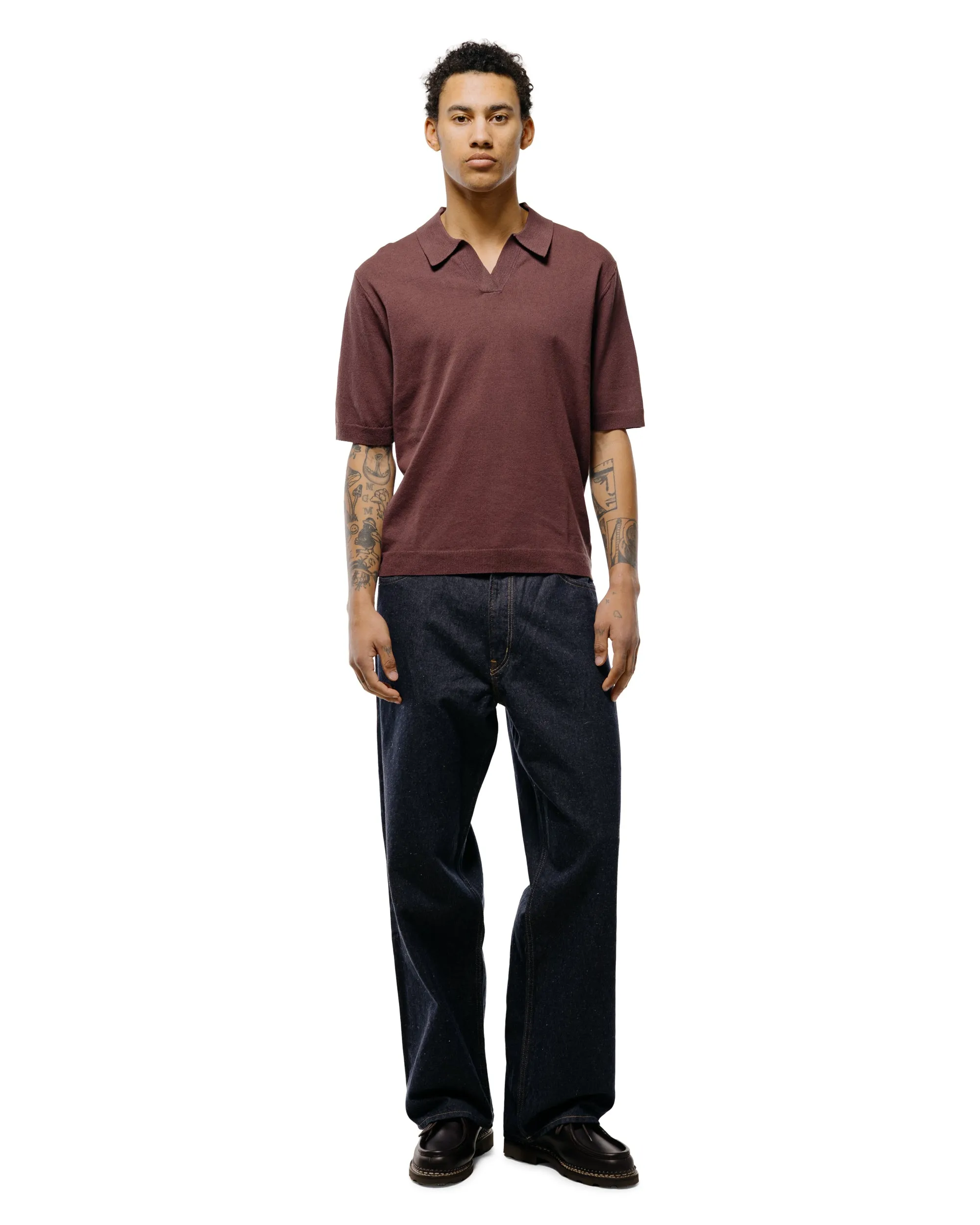 Norse Projects Anholt Cotton Paper Polo Shale sold by Lost & Found product image thumbnail 5