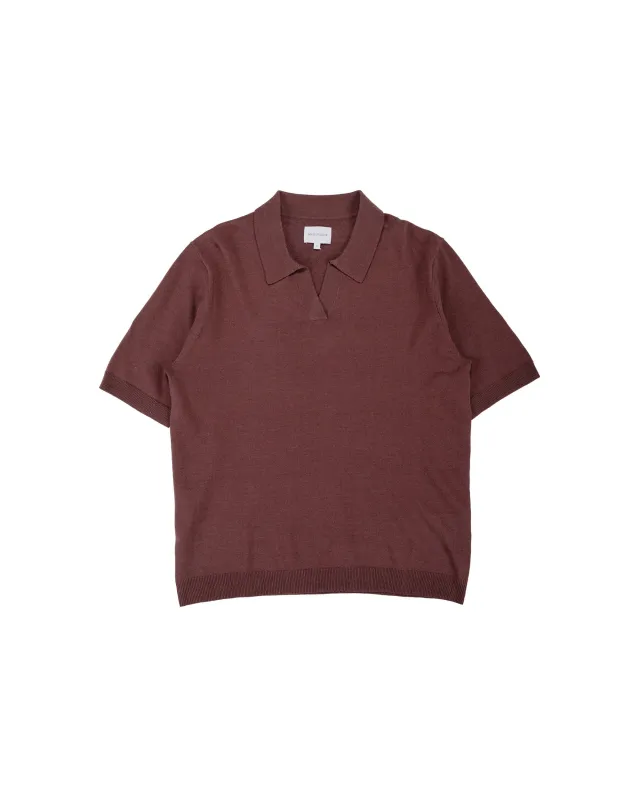 Norse Projects Anholt Cotton Paper Polo Shale made by Lost & Found