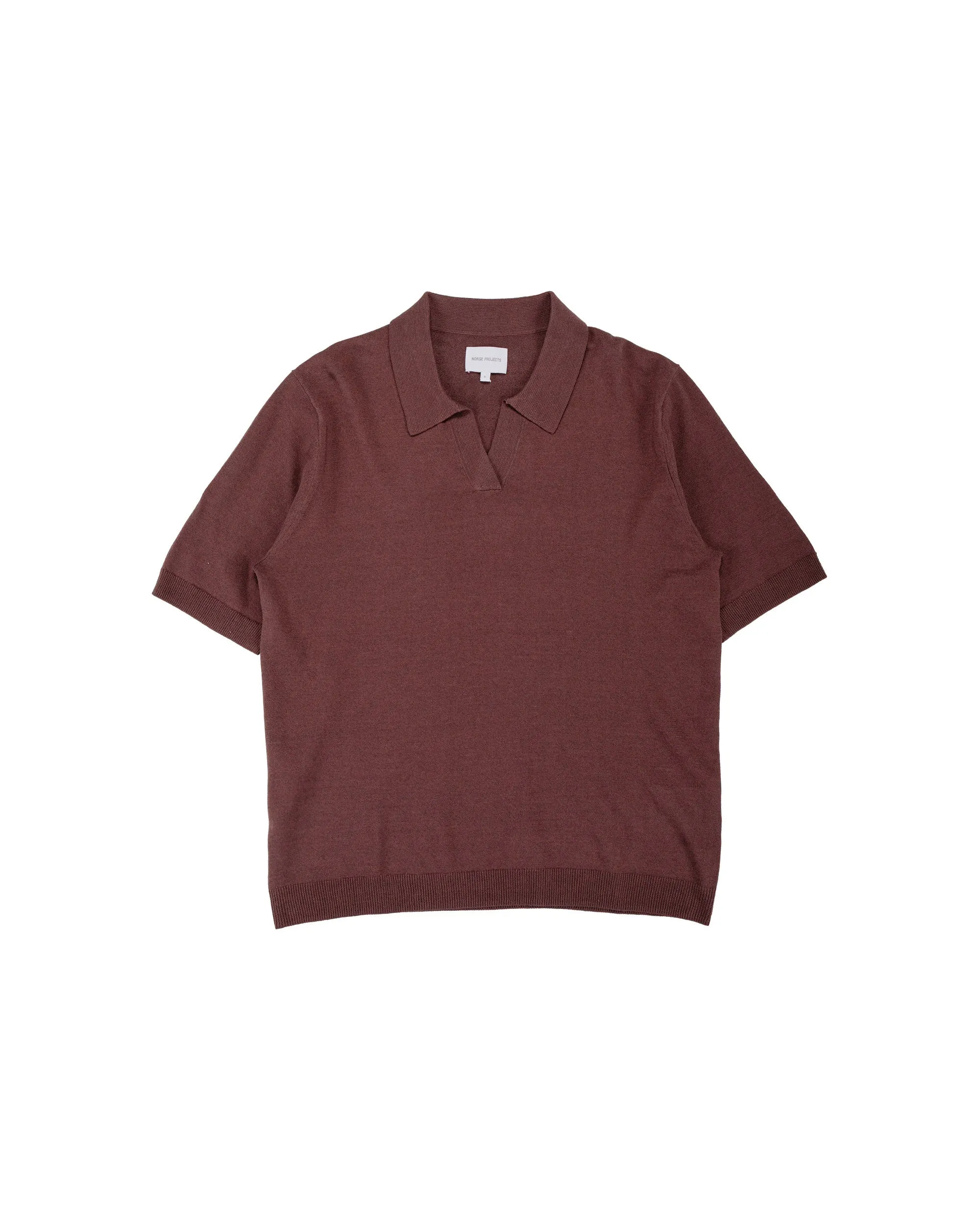 Norse Projects Anholt Cotton Paper Polo Shale sold by Lost & Found