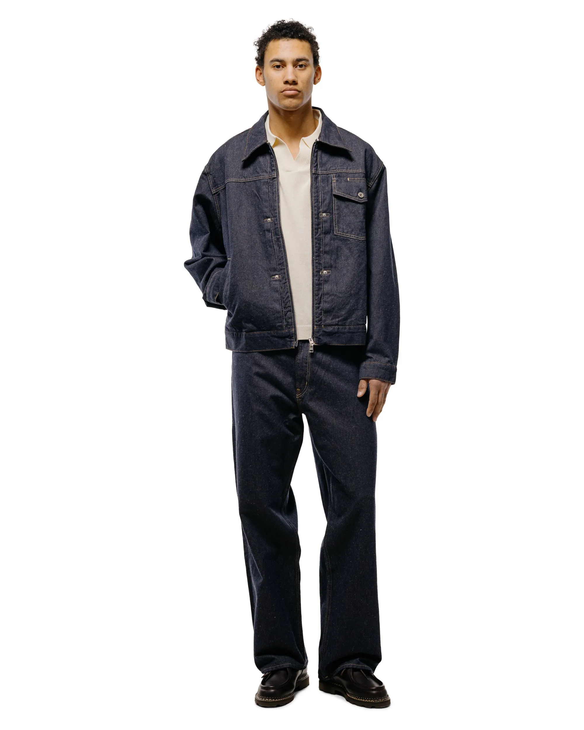 Norse Projects Anholt Cotton Paper Polo Natural Ecru sold by Lost & Found product image thumbnail 5