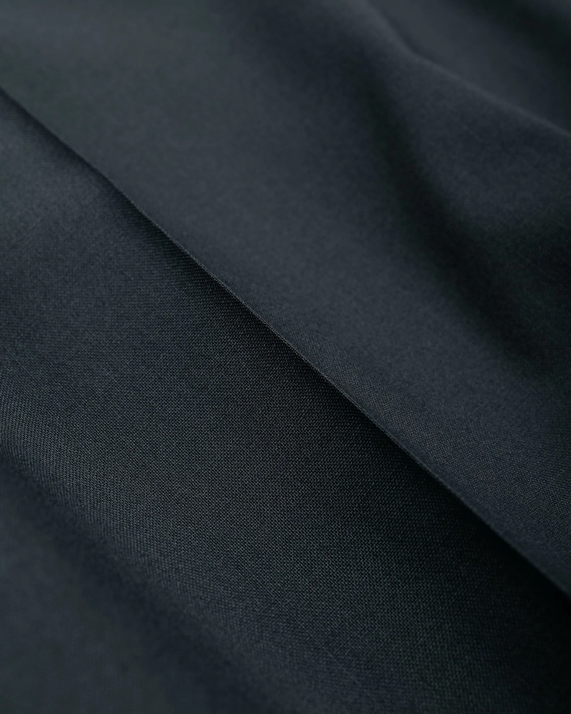 MARKAWARE Flat Tapered Easy Trousers Organic Wool 2/80 Tropical Charcoal sold by Lost & Found product image thumbnail 4