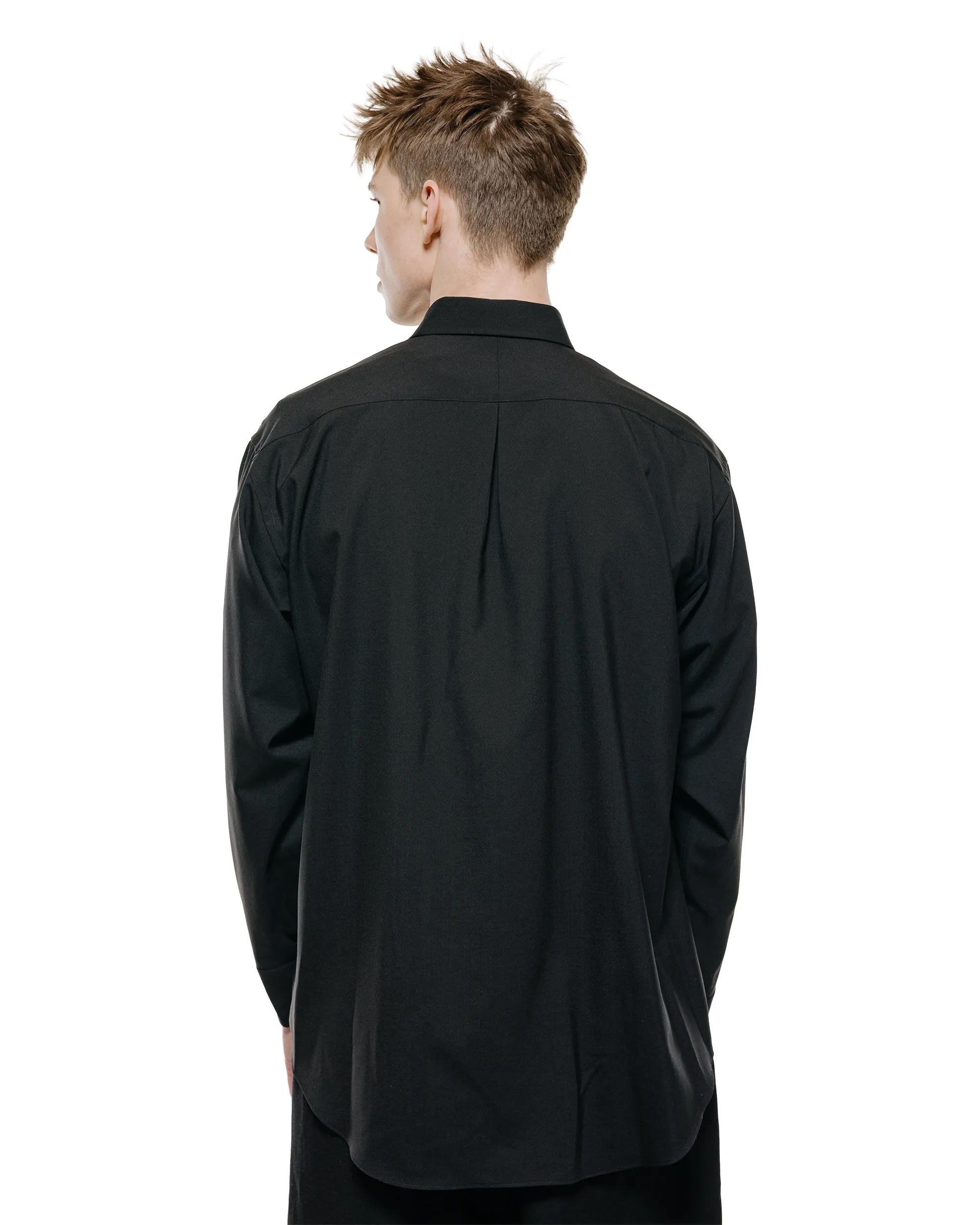 MARKAWARE Comfort Fit Shirt Organic Wool 2/80 Tropical Black sold by Lost & Found product image thumbnail 3
