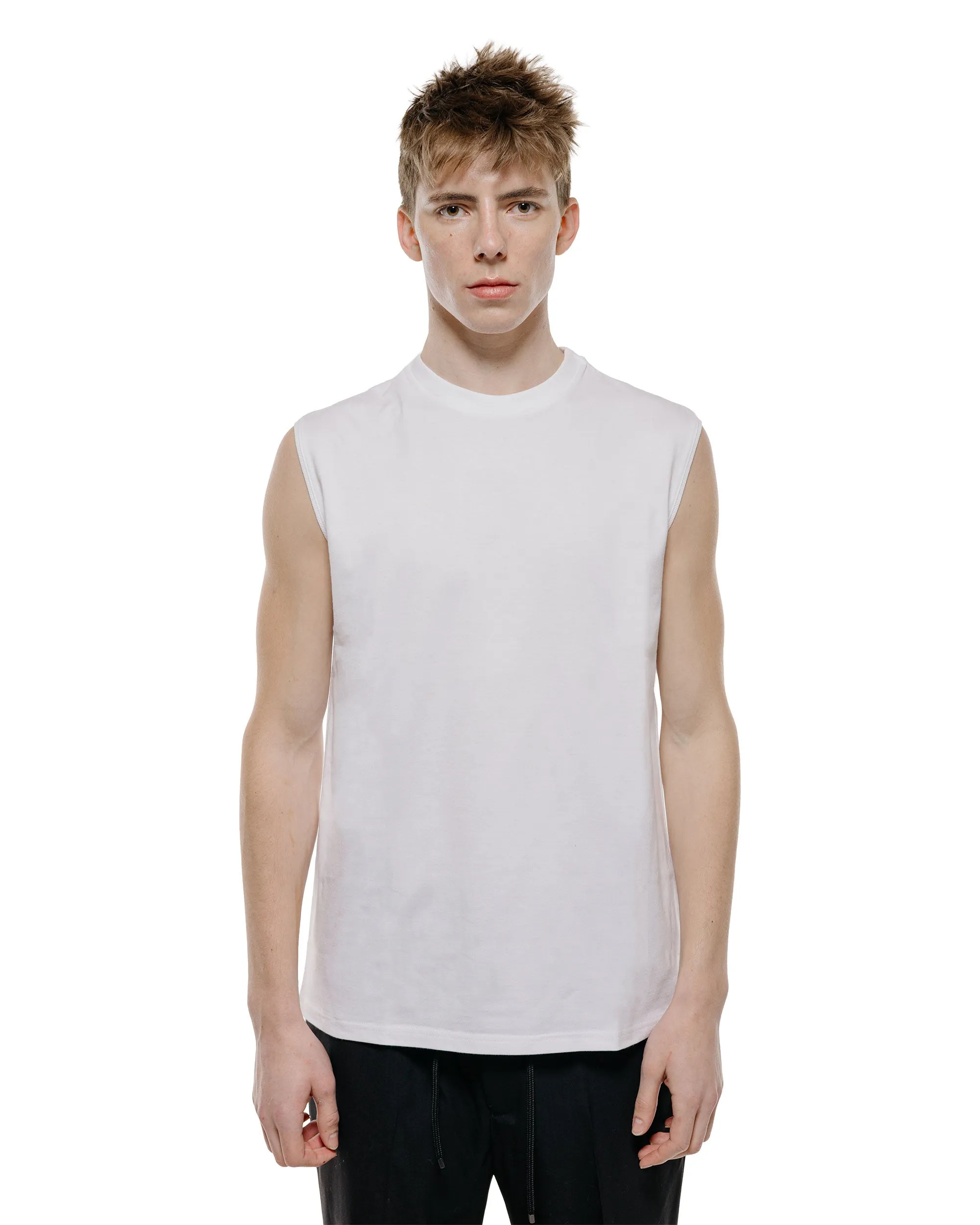 marka Sleeveless Tee 40/2 Organic Cotton Knit White sold by Lost & Found product image thumbnail 2
