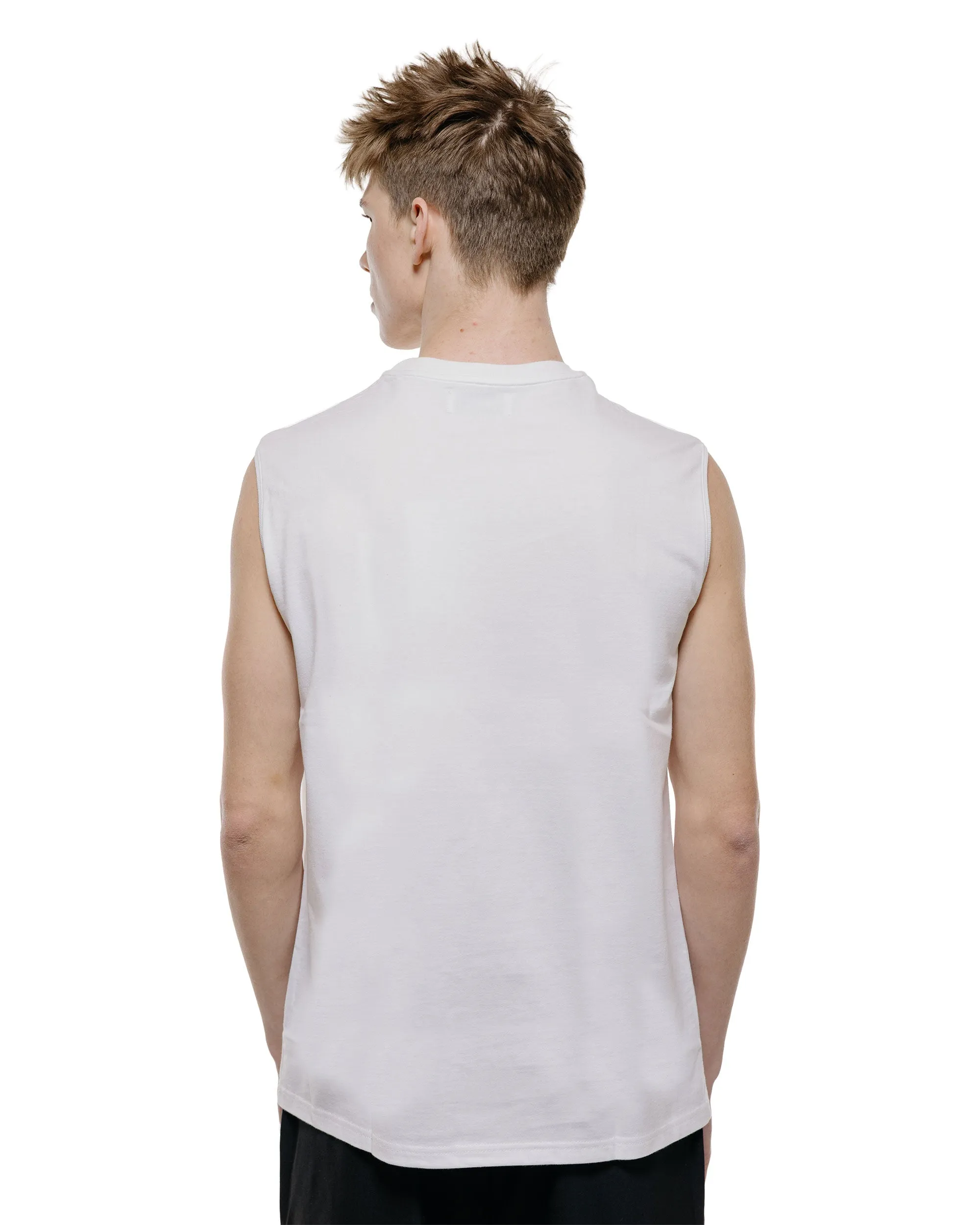marka Sleeveless Tee 40/2 Organic Cotton Knit White sold by Lost & Found product image thumbnail 3
