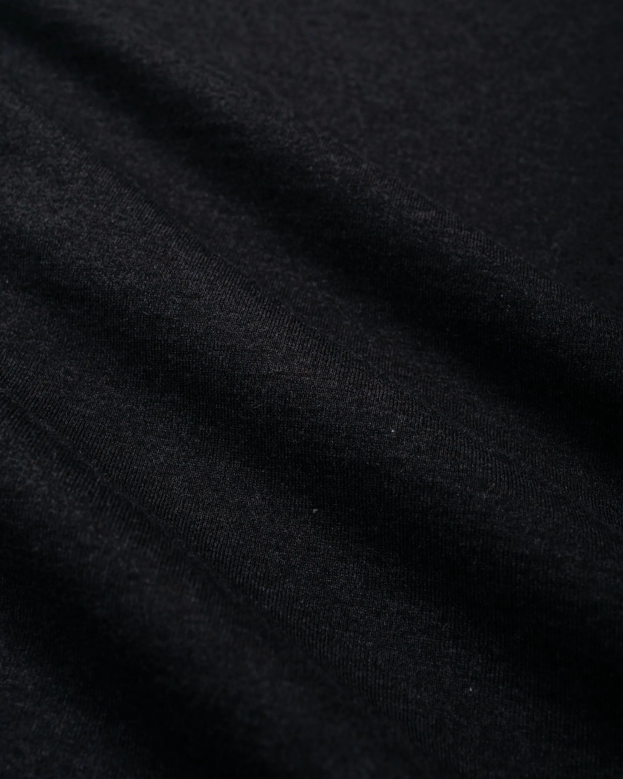 marka Narrow Piping Tee 40/2 Organic Cotton Knit Heather Black sold by Lost & Found product image thumbnail 4