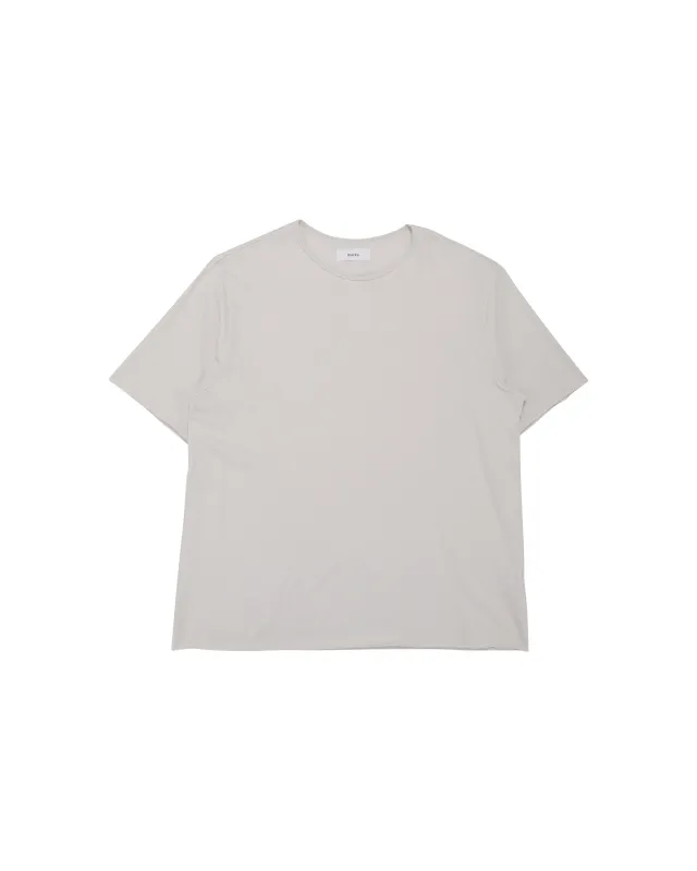 marka Narrow Piping Tee 40/2 Organic Cotton Knit L. Beige made by MARKAWARE