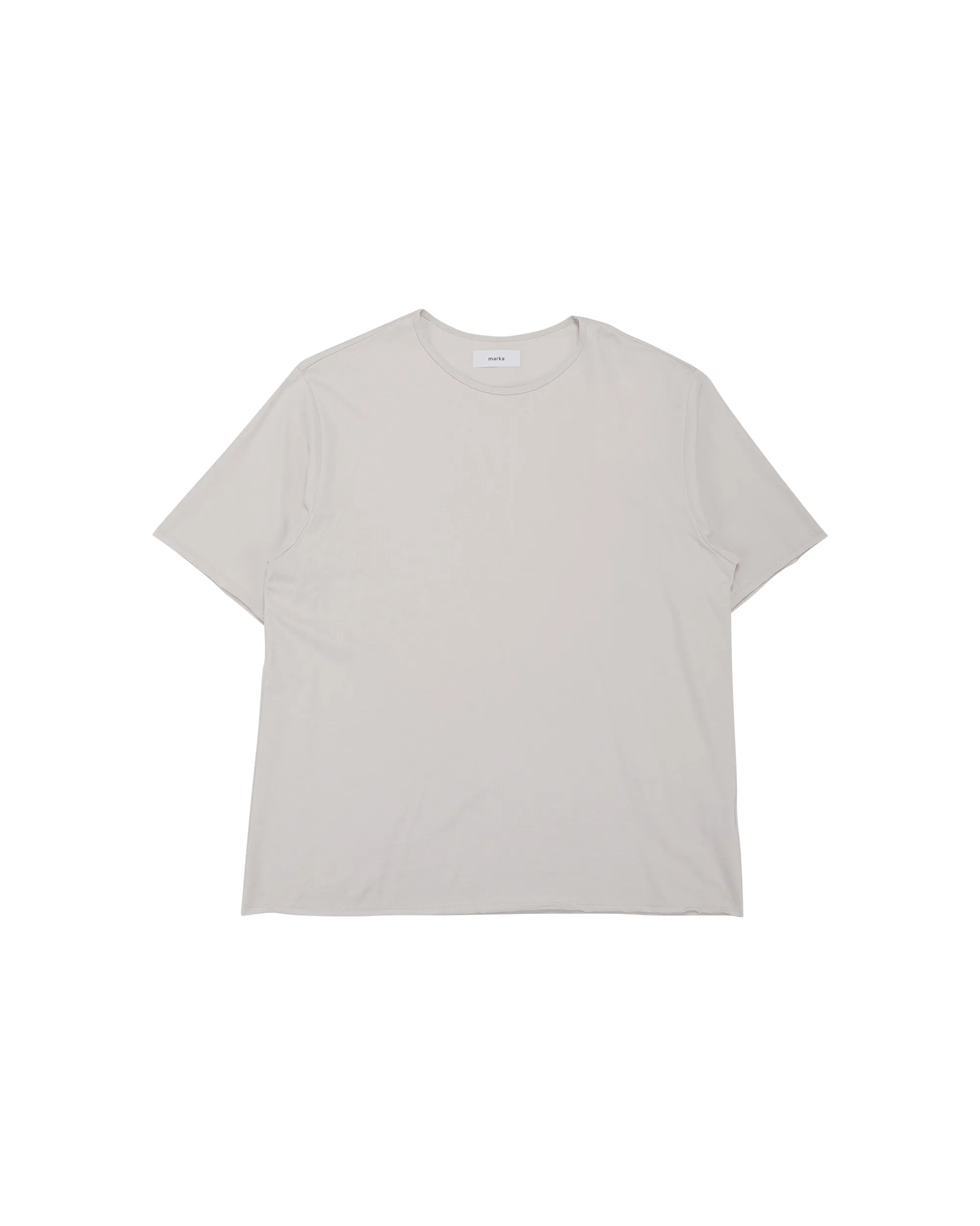 marka Narrow Piping Tee 40/2 Organic Cotton Knit L. Beige sold by Lost & Found