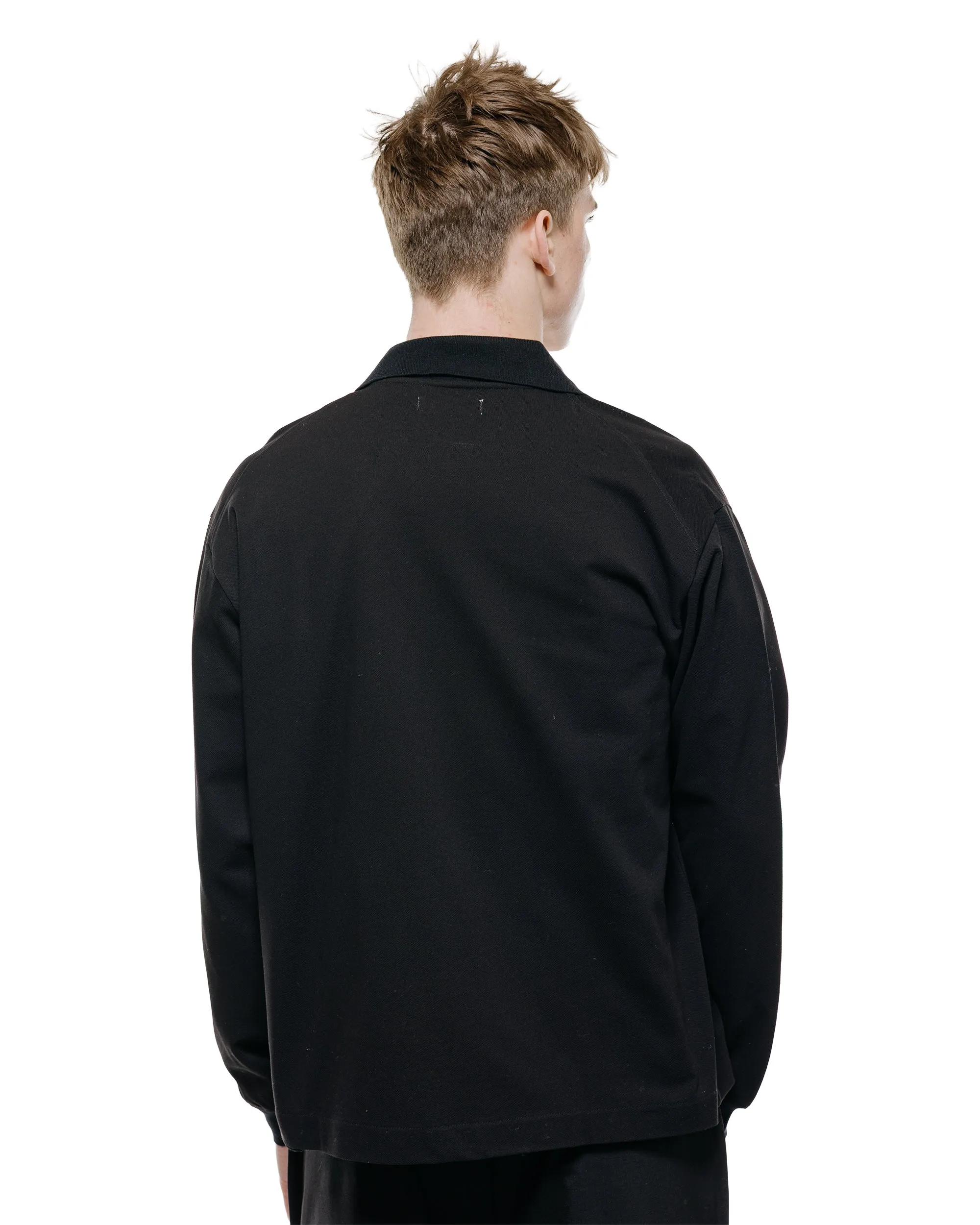 marka Shirt Cardigan Cotton High Twisted Pique Black sold by Lost & Found product image thumbnail 3