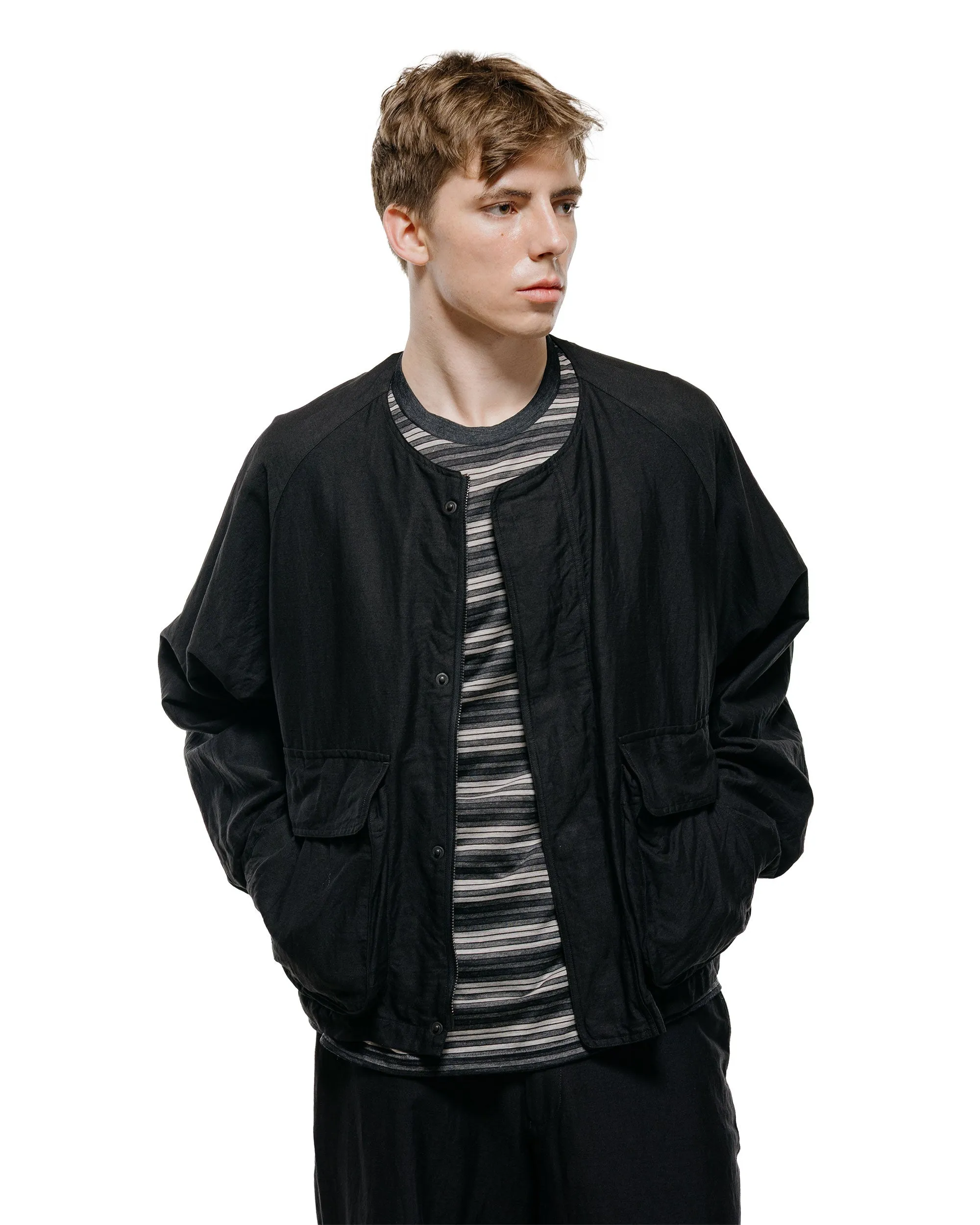 marka Hunting Jacket Cotton Silk Light Moleskin Black sold by Lost & Found product image thumbnail 2