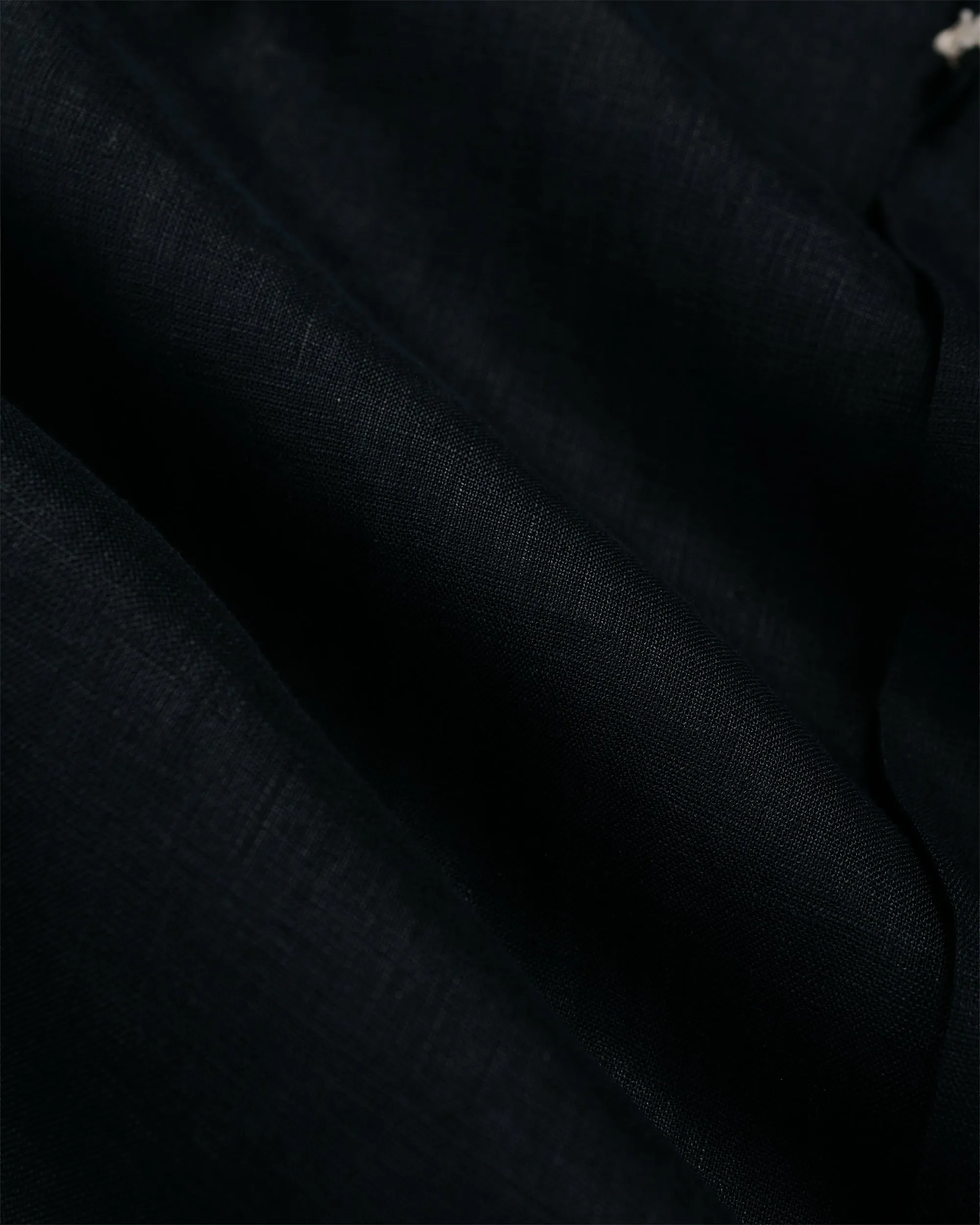 MARKAWARE Open Collar Shirt Hemp Shirting Black sold by Lost & Found product image thumbnail 5