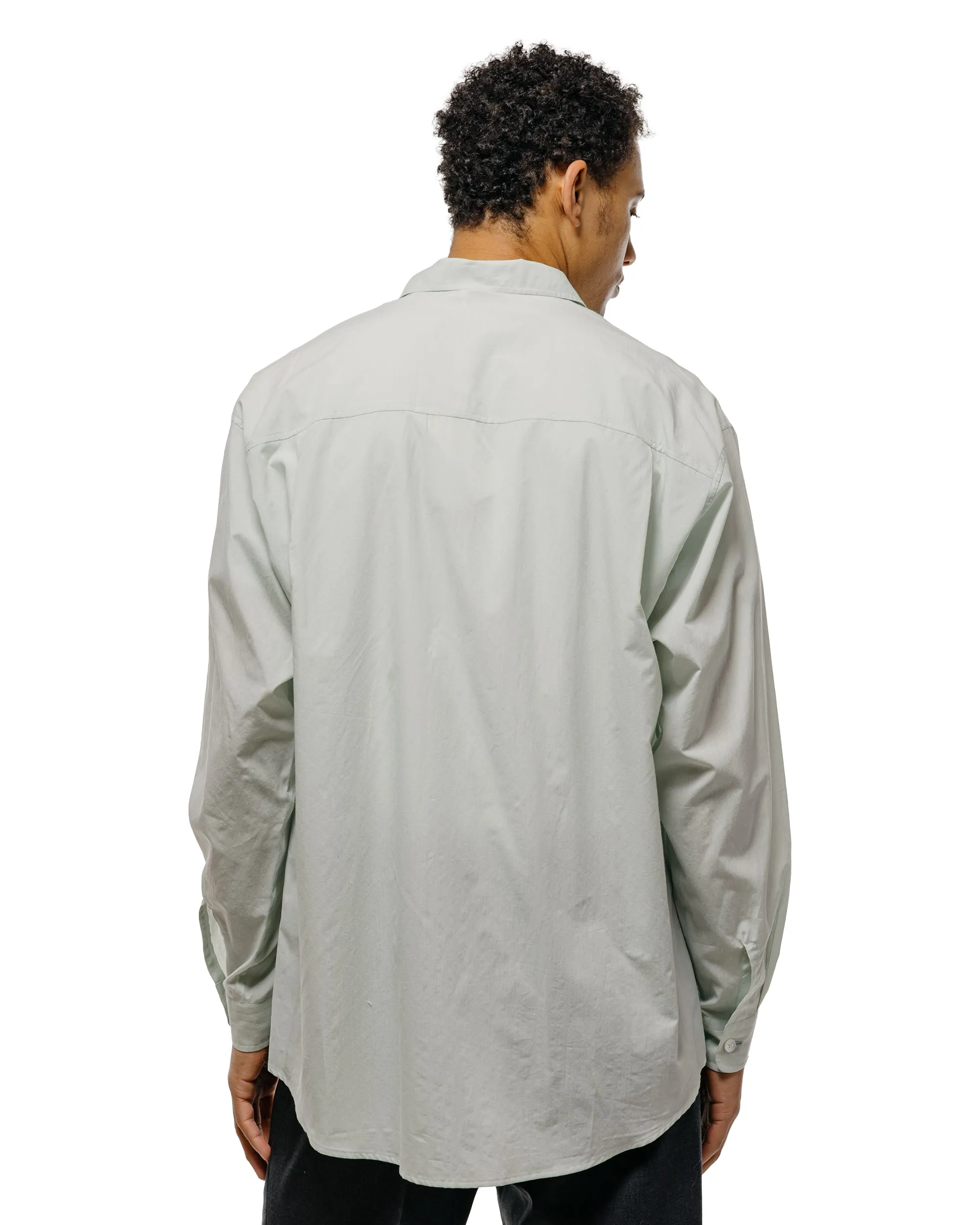 Auralee Super Fine Cotton Lawn Shirt Pale Blue sold by Lost & Found product image thumbnail 4