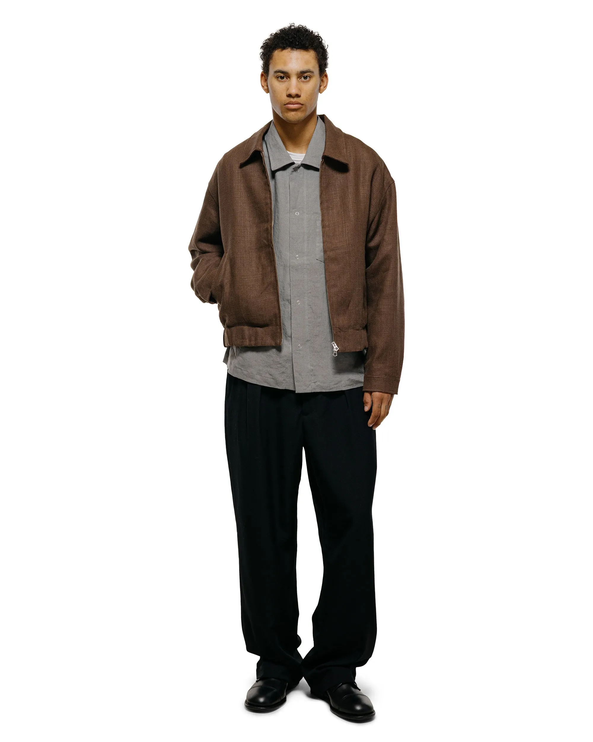 James Coward Workshop Shirt Flint Belgian Linen sold by Lost & Found product image thumbnail 5