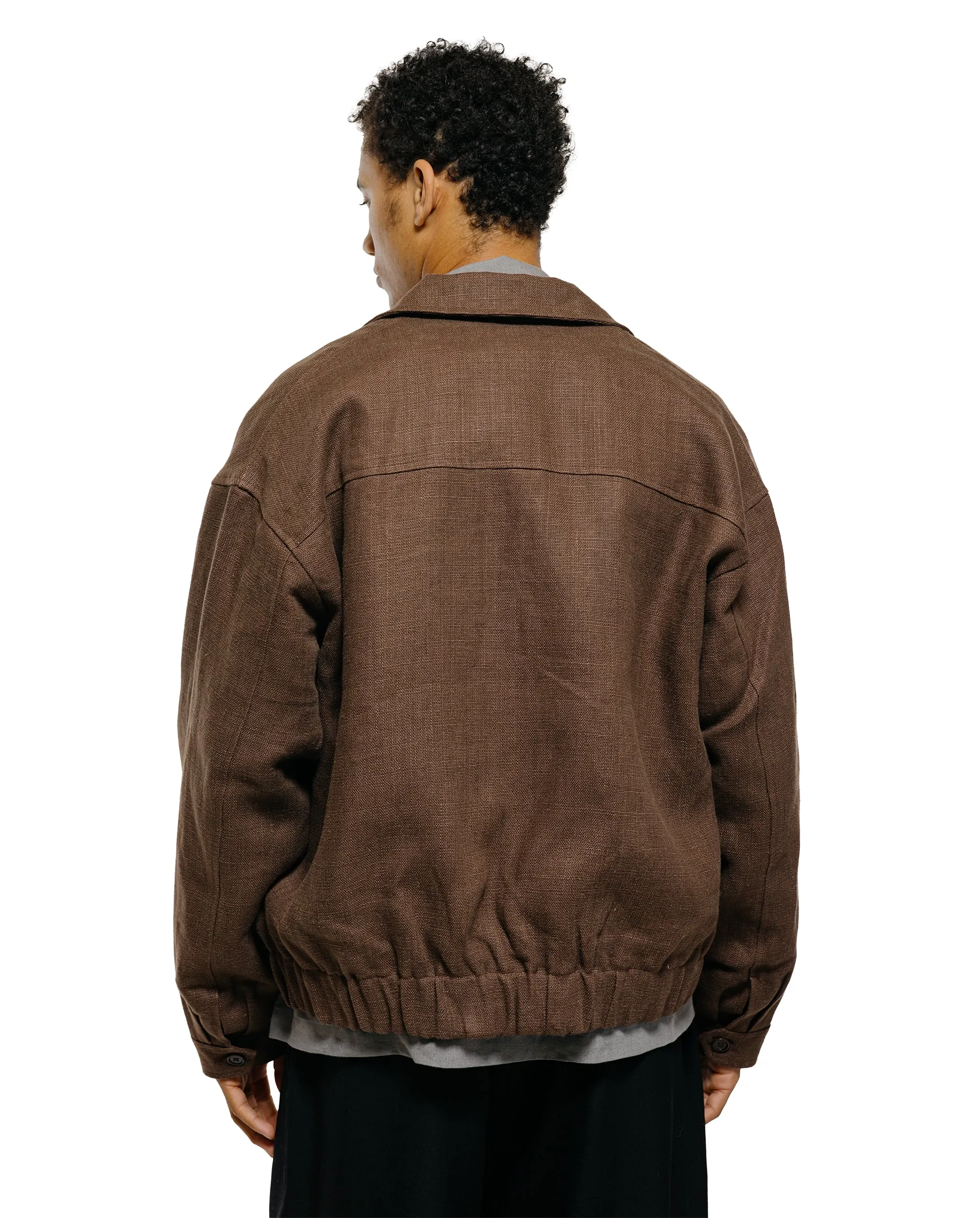 James Coward Machine Jacket Brown Belgian Linen sold by Lost & Found product image thumbnail 4