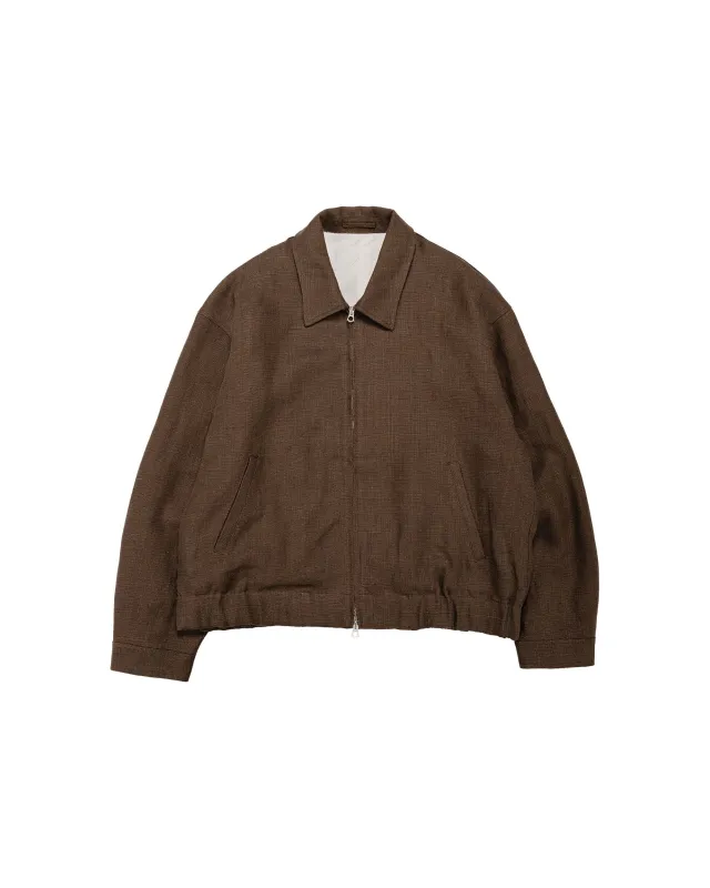 James Coward Machine Jacket Brown Belgian Linen made by James Coward