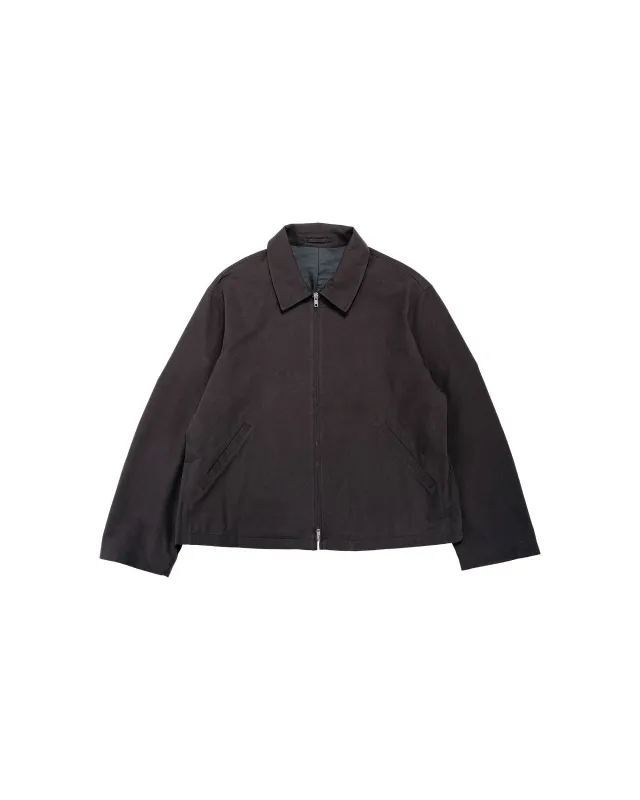 James Coward Site Jacket Dark Grey Cotton Wool Twill made by James Coward