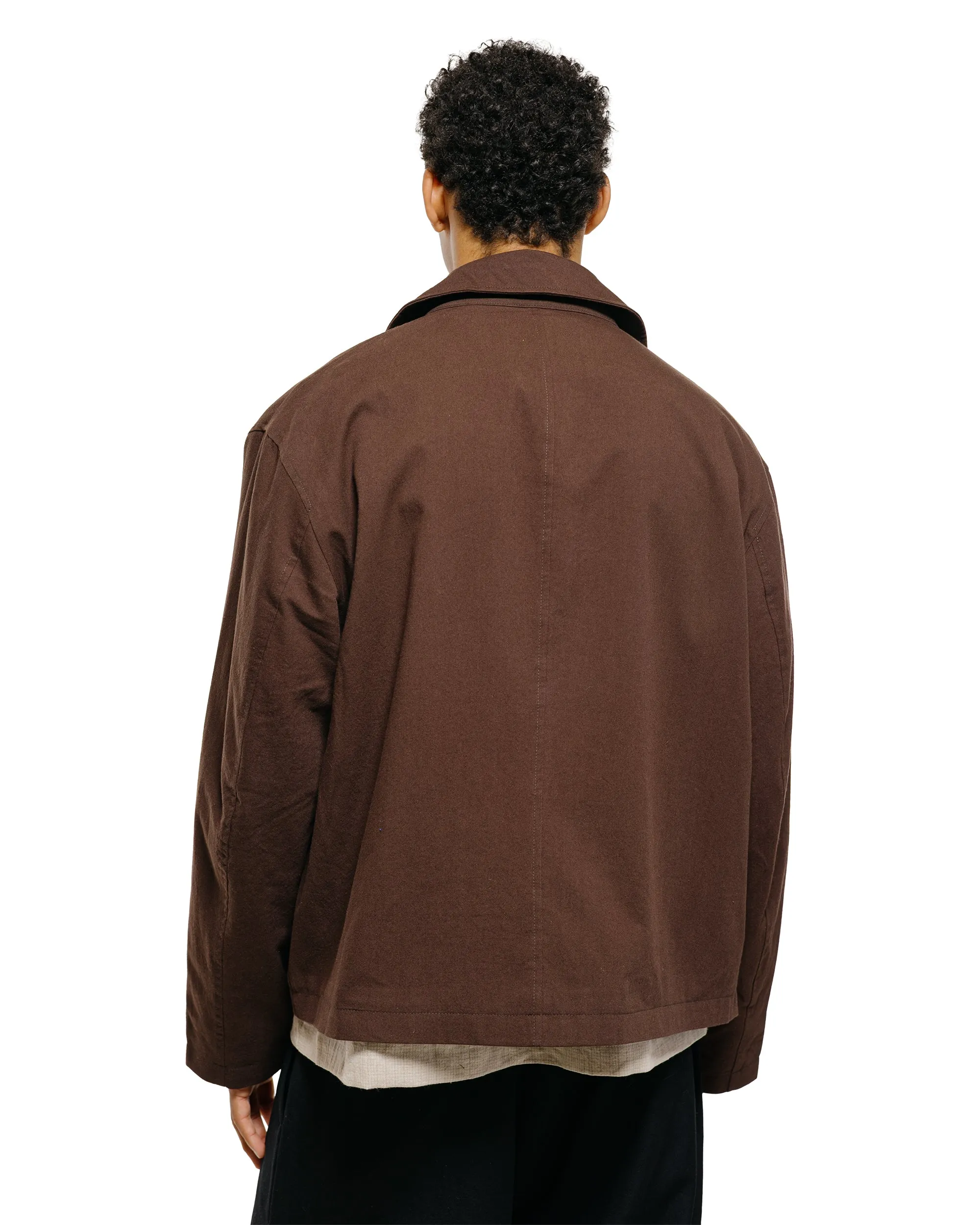 James Coward Site Jacket Dark Brown Cotton Wool Twill sold by Lost & Found product image thumbnail 5