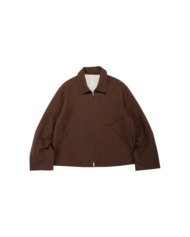 James Coward Site Jacket Dark Brown Cotton Wool Twill made by James Coward