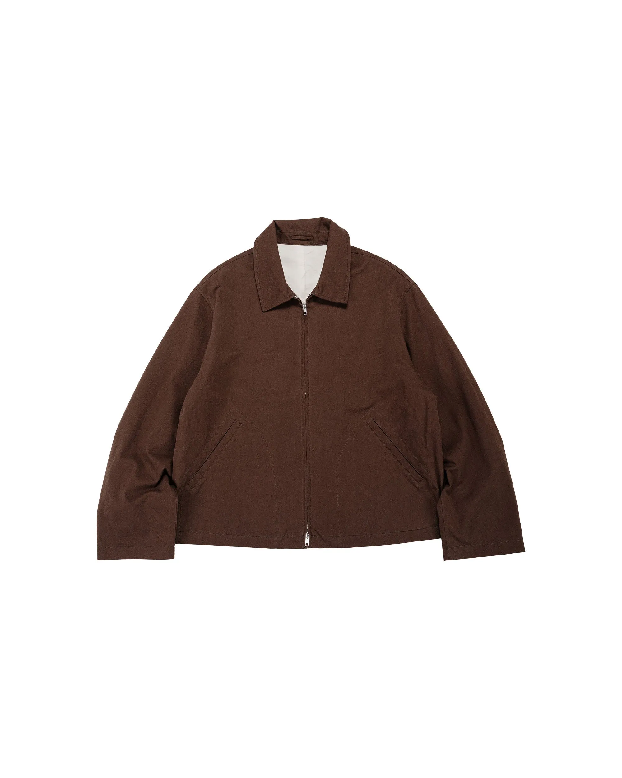 James Coward Site Jacket Dark Brown Cotton Wool Twill sold by Lost & Found