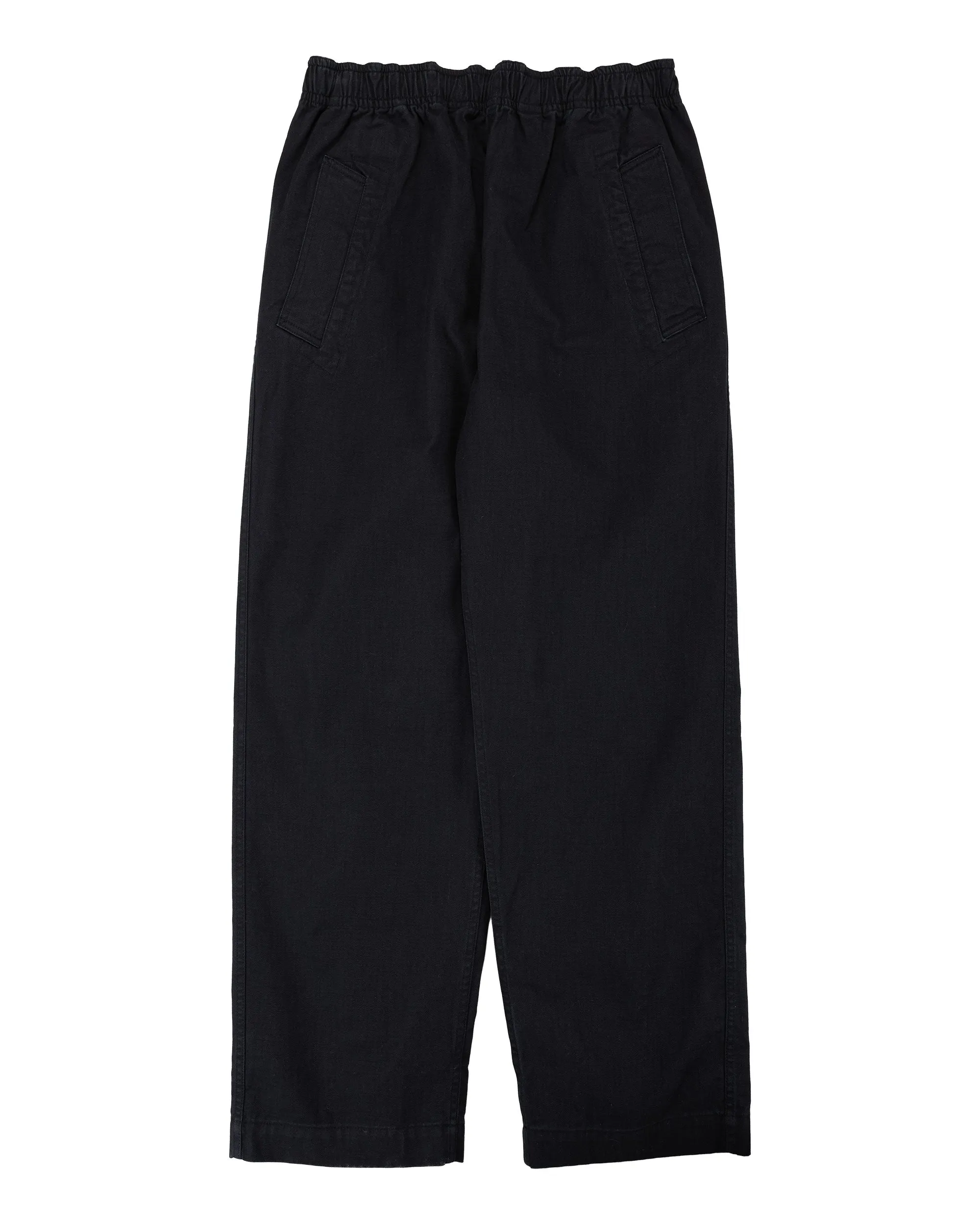 MHL Wide Leg Jogger Dry Cotton Linen Black sold by Lost & Found