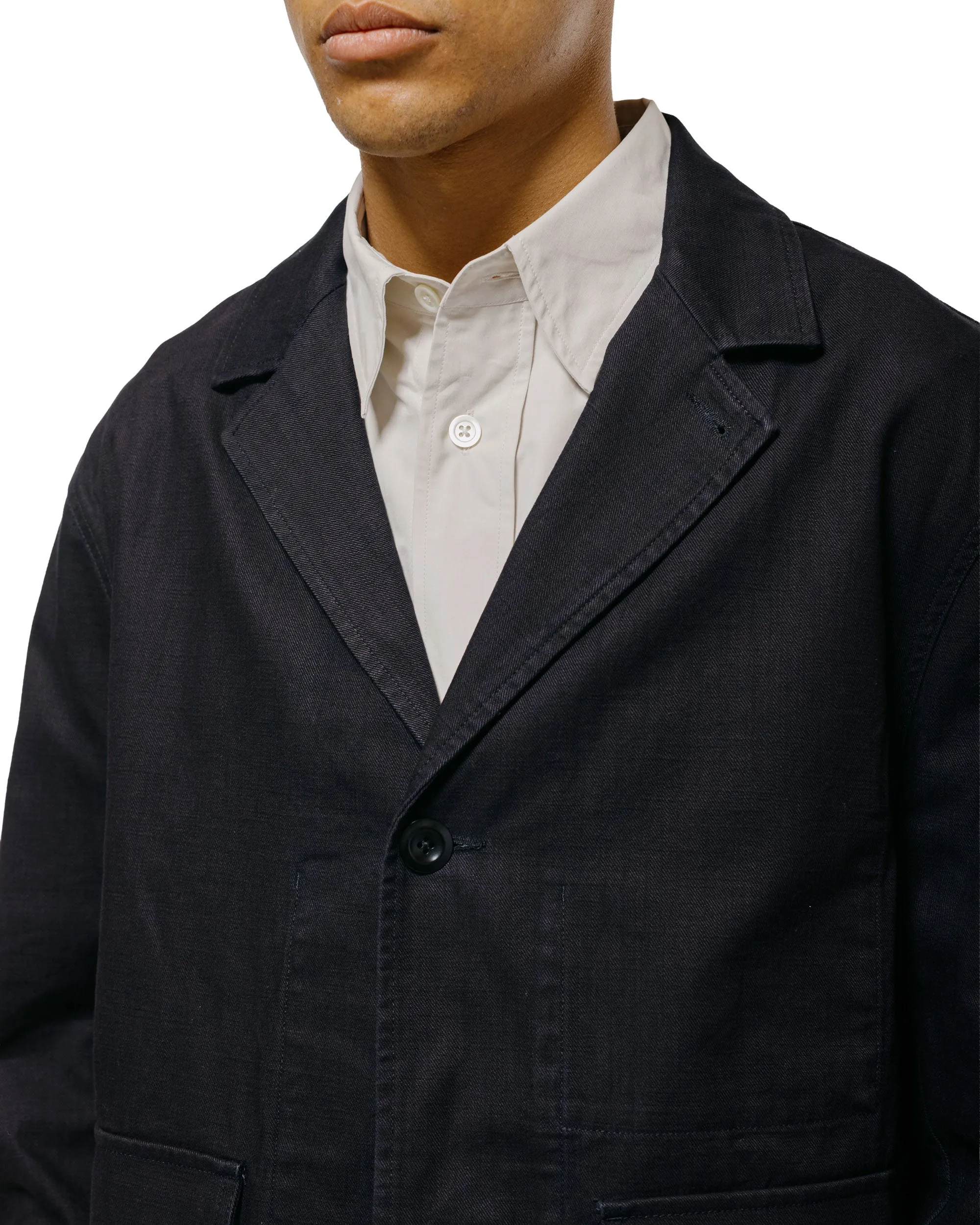 MHL Flap Pocket Blazer Indigo Twill Indigo sold by Lost & Found product image thumbnail 3