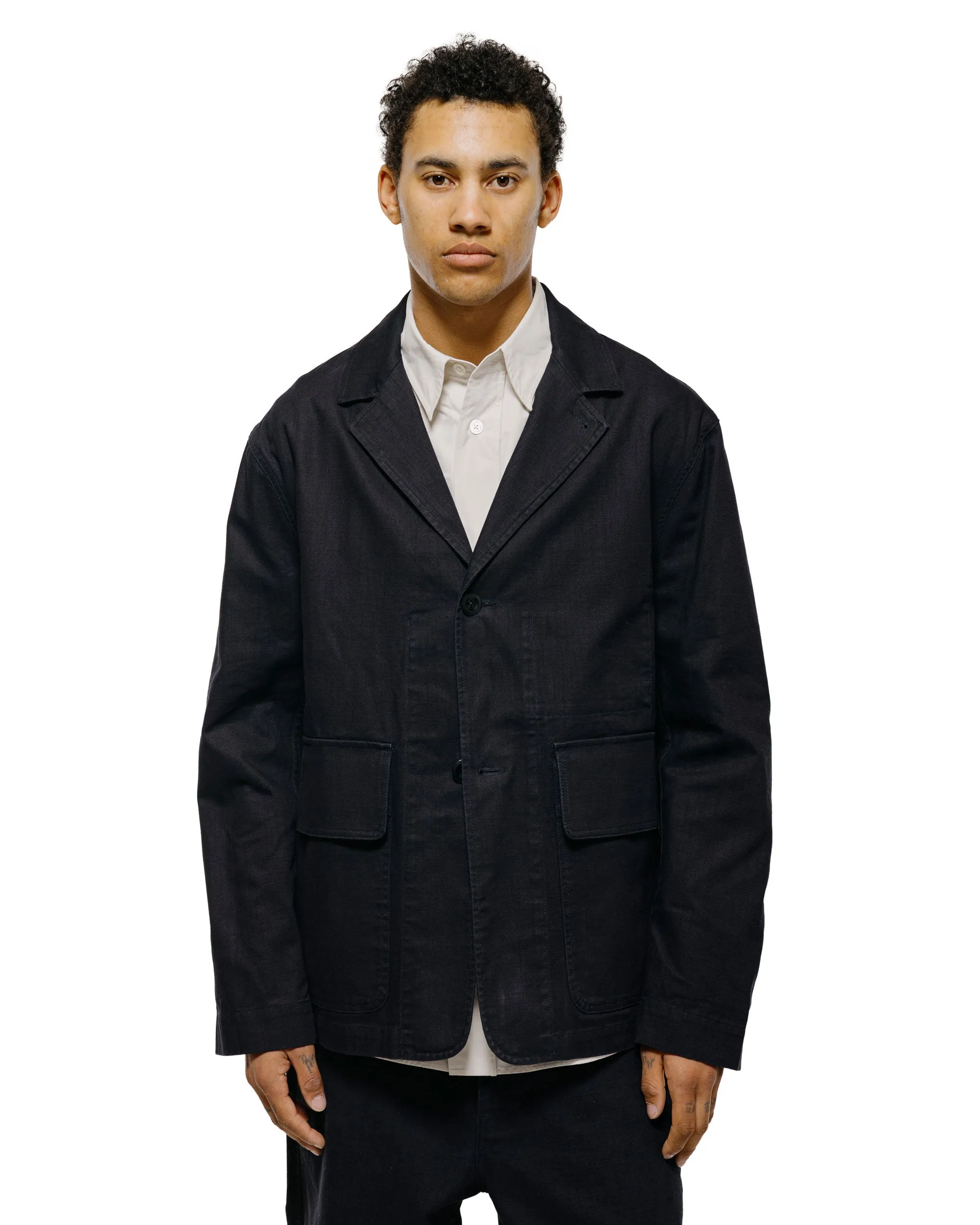 MHL Flap Pocket Blazer Indigo Twill Indigo sold by Lost & Found product image thumbnail 2