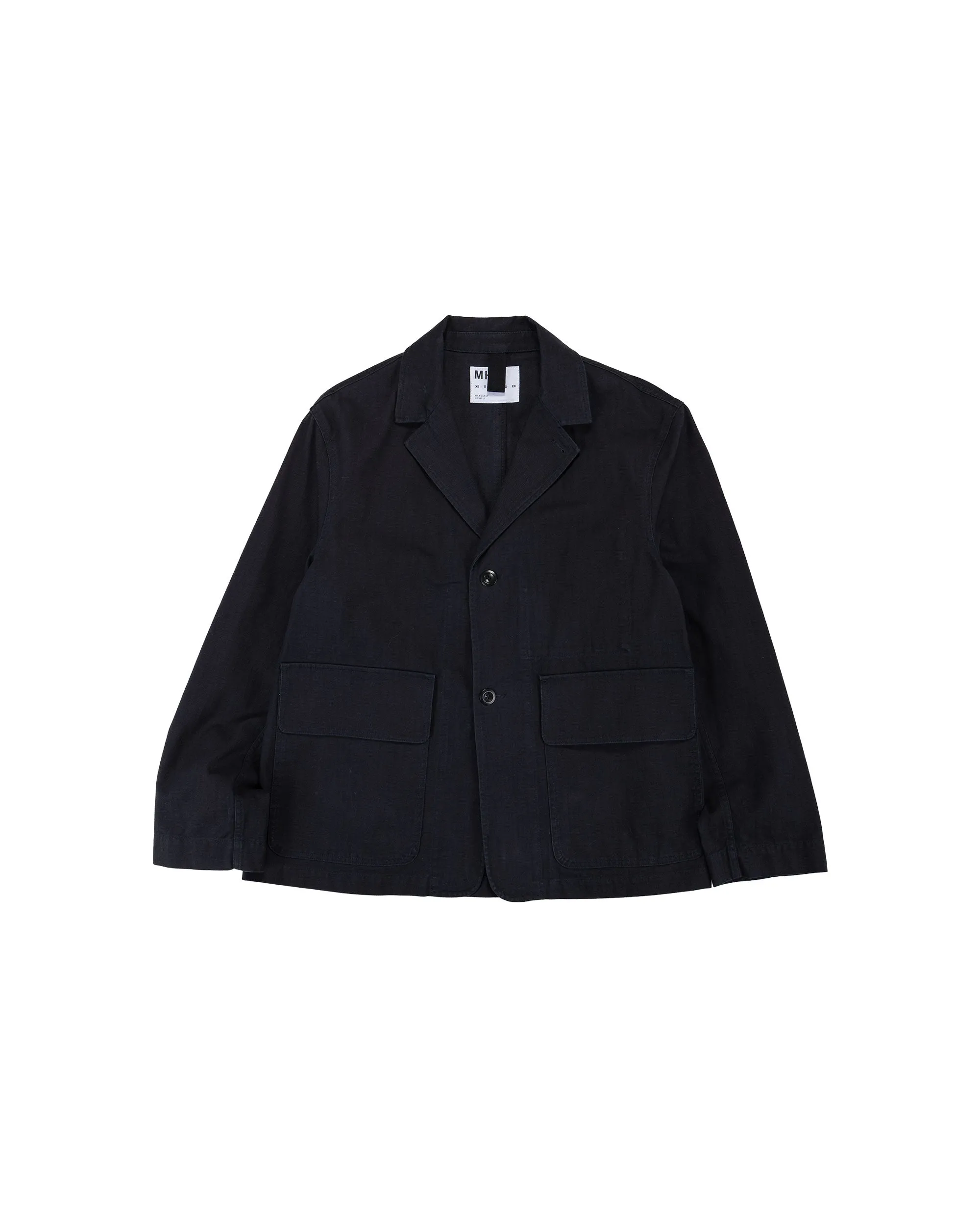 MHL Flap Pocket Blazer Indigo Twill Indigo sold by Lost & Found
