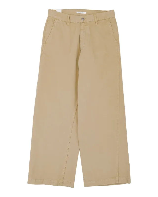 Sunflower Wide Twist Chino Khaki made by Sunflower